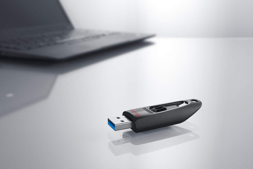 SanDisk Ultra 64GB, USB 3.0, Flash Drive, Upto 130MB/s R, Pendrive, Black, 5Y Warranty (SDCZ48-064G-I35)