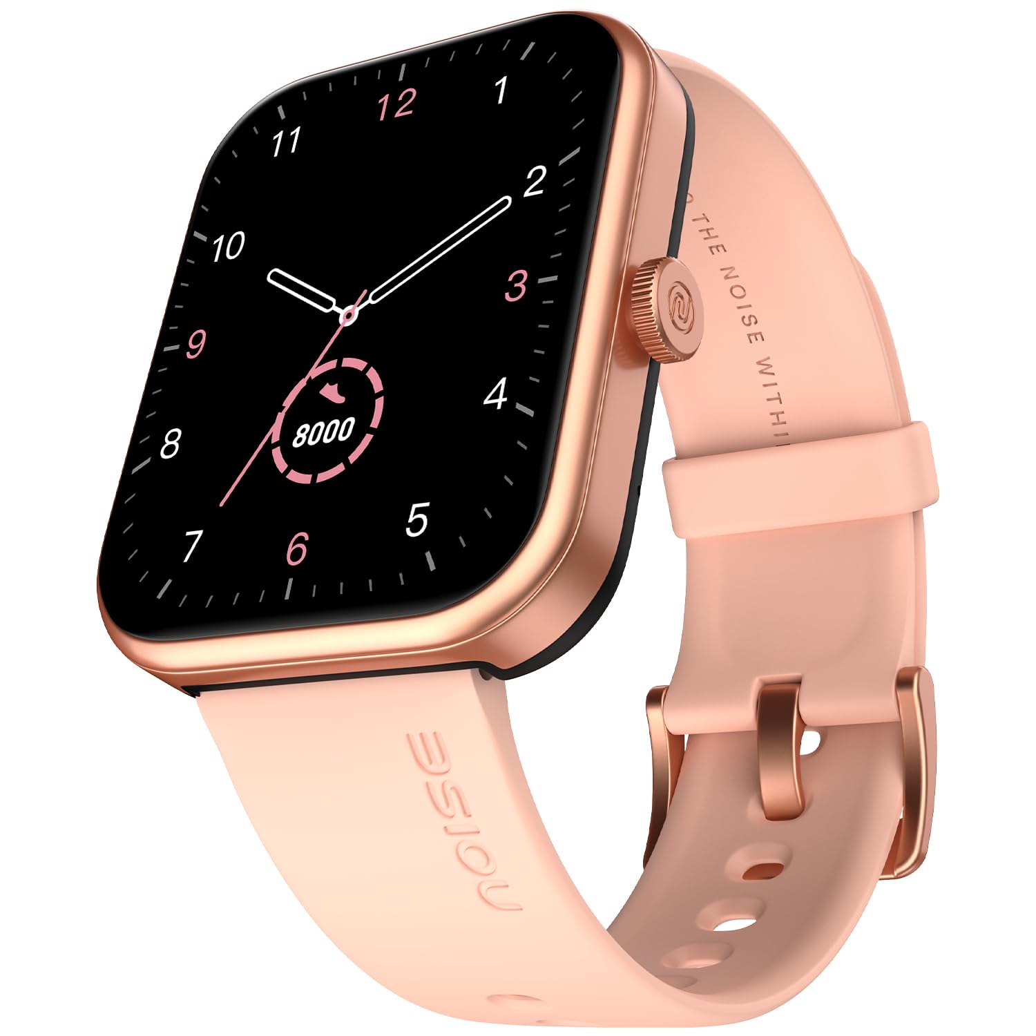 Noise Pulse 2 Max 1.85" Display, Bluetooth Calling Smart Watch, 10 Days Battery, 550 NITS Brightness, Smart DND, 100 Sports Modes, Smartwatch for Men and Women (Jet Black)