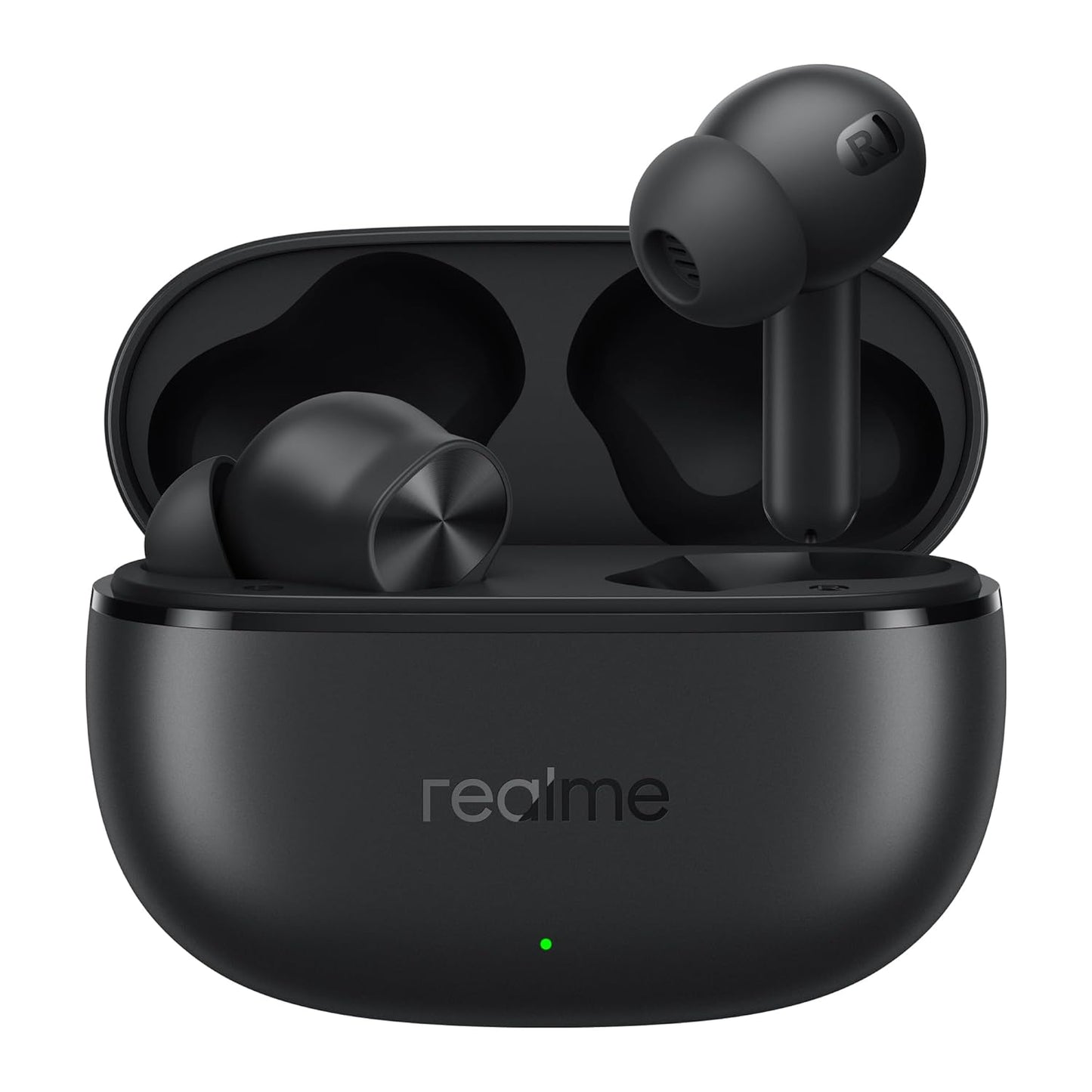 realme Buds T200x True Wireless Earbuds with 12.4mm Dynamic Bass Drivers, 25 dB ANC, Quad Mic, 45ms Latency, Upto 48 Hrs Playback, Fast Charge, IP55 Rated, BT 5.4 (Pure Black)