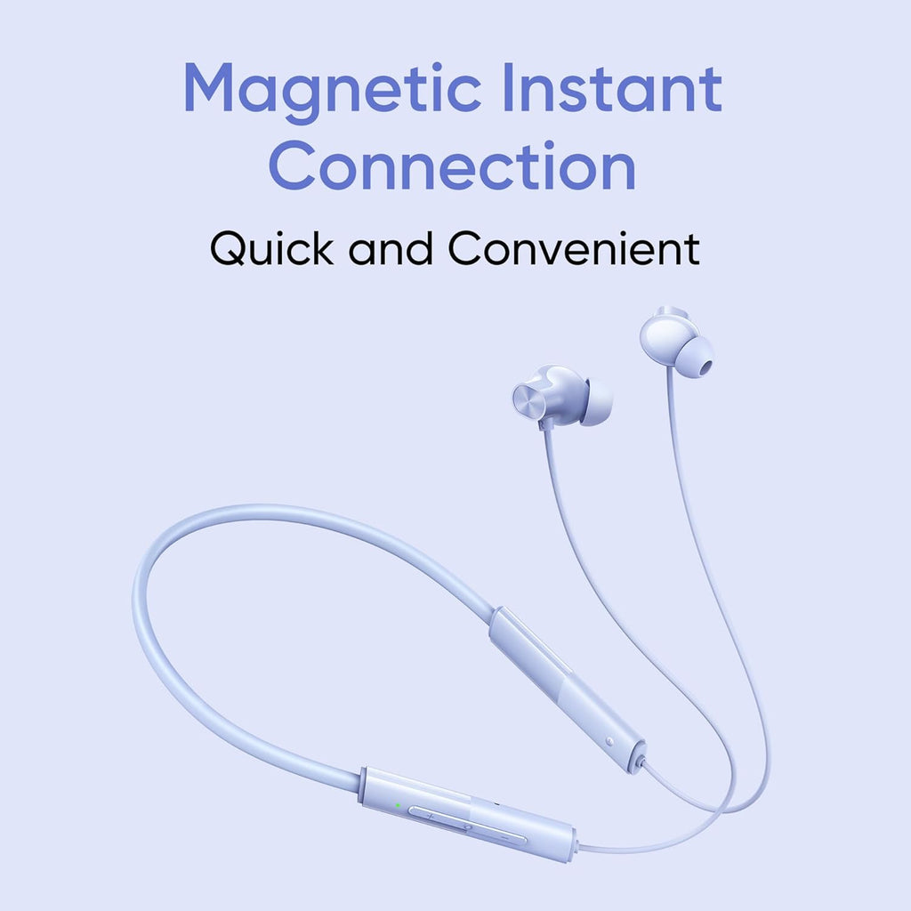 realme Buds Wireless 3 Neo in Ear Bluetooth Neckband with 13.4 Mm Dynamic Bass Boost Driver,Upto 32 Hours Playback,Fast Charge,Ai Enc,45Ms Low Latency,Ip55 Dust&Water Resistannt&Bluetooth V 5.4 Blue