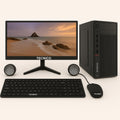 TECNICO Business All-in-One Desktop Computer Set, i7 4th Gen, 16GB RAM, 512 SSD, 22-inch HD LED Monitor, Integrated Graphics Card, Keyboard Mouse & Speaker