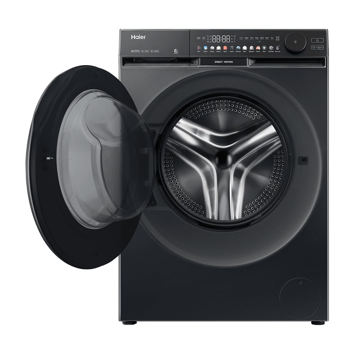 Haier 12kg with Digital color Touch Panel