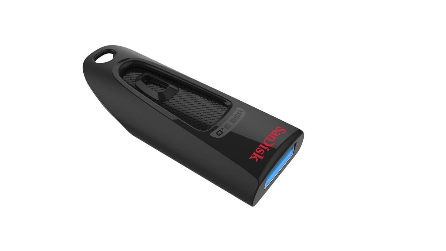 SanDisk Ultra 64GB, USB 3.0, Flash Drive, Upto 130MB/s R, Pendrive, Black, 5Y Warranty (SDCZ48-064G-I35)