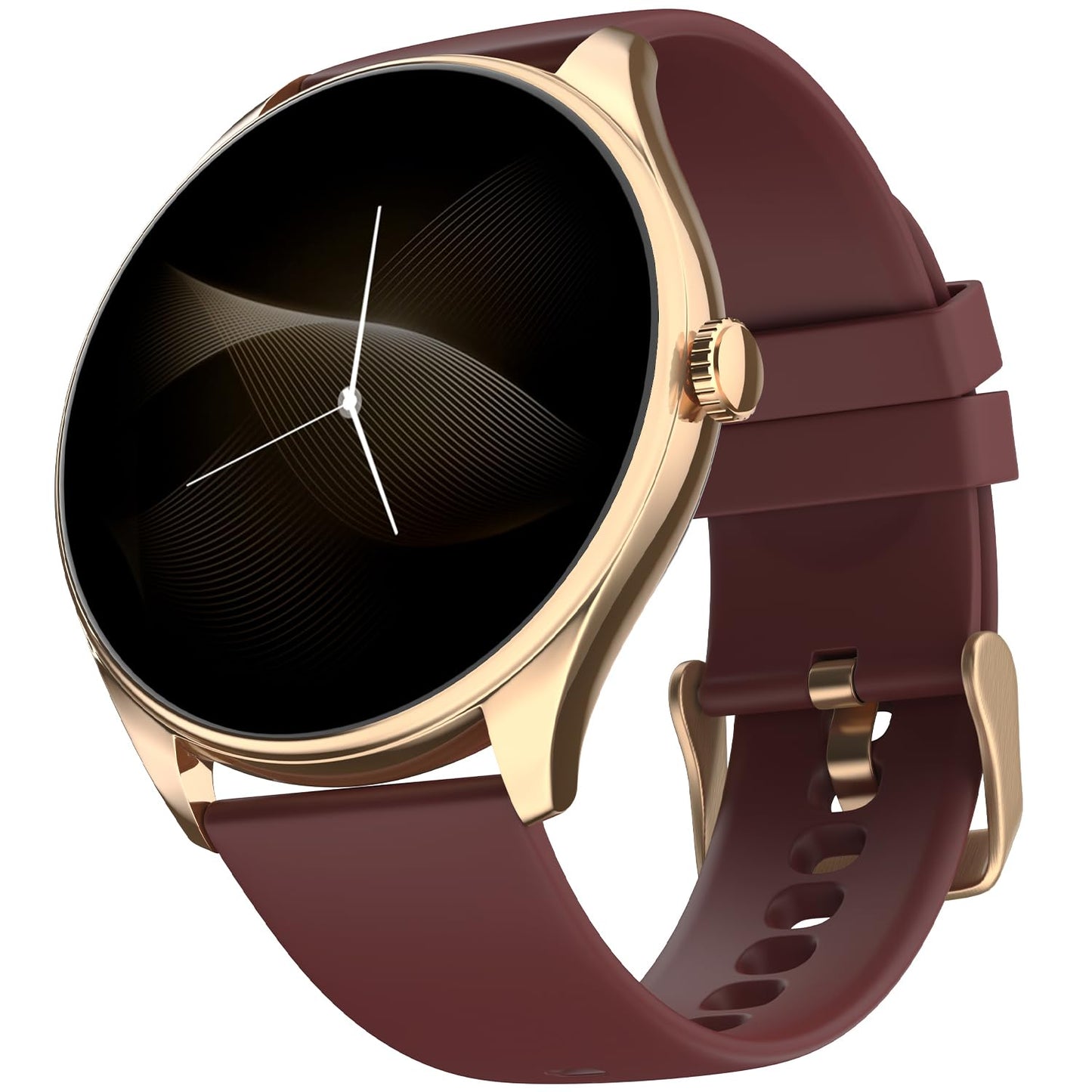 Noise Twist Round dial Smart Watch with Bluetooth Calling, 1.38" TFT Display, up-to 7 Days Battery, 100+ Watch Faces, IP68, Heart Rate Monitor, Sleep Tracking (Jet Black)