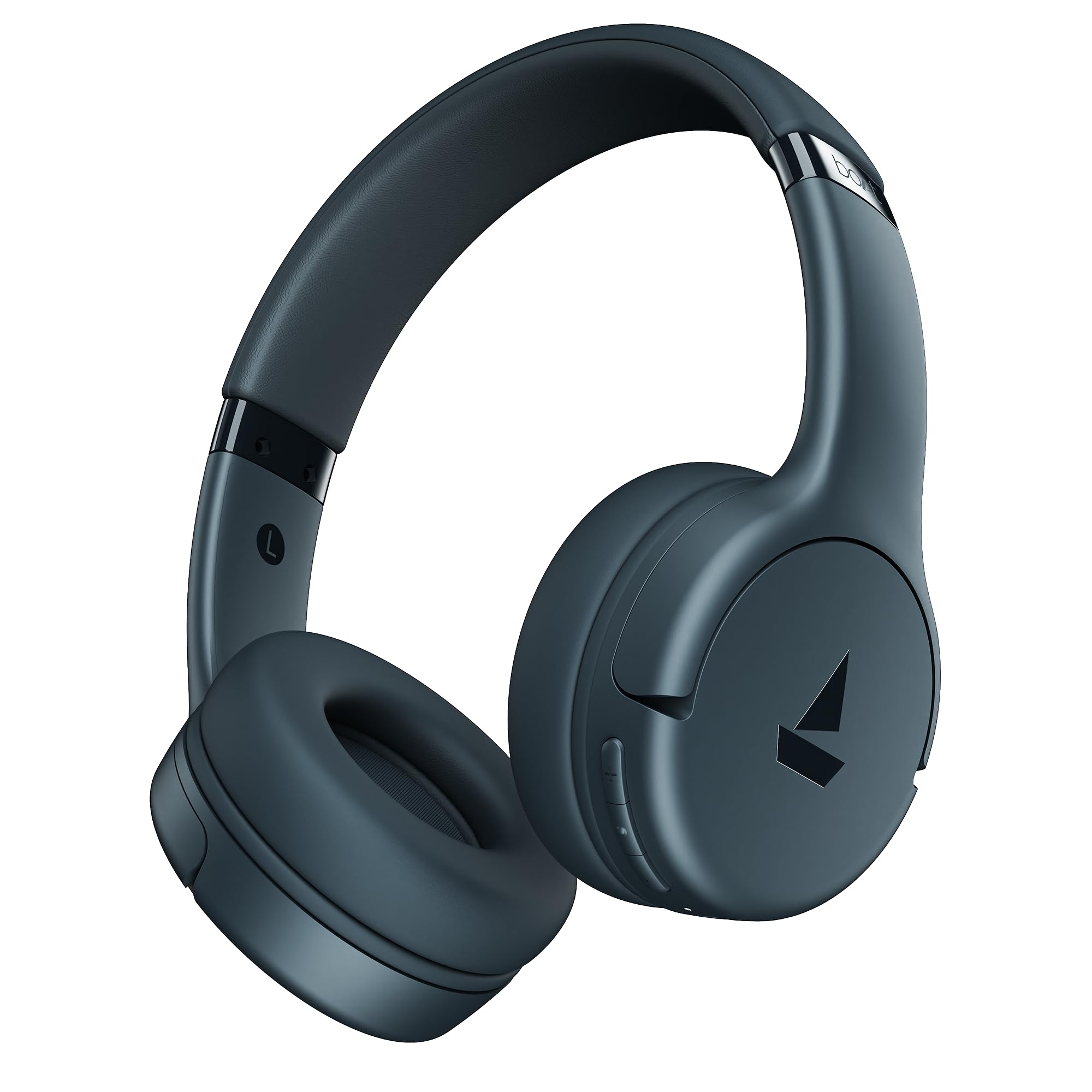 boAt Rockerz 411 (2025 Launch), 40Ms Low Latency, 40Hrs Battery, 40Mm Drivers, Enx Tech, Integrated Controls, V5.4 Bluetooth Headphones, Wireless Over Ear Headphone with Mic (Active Black)