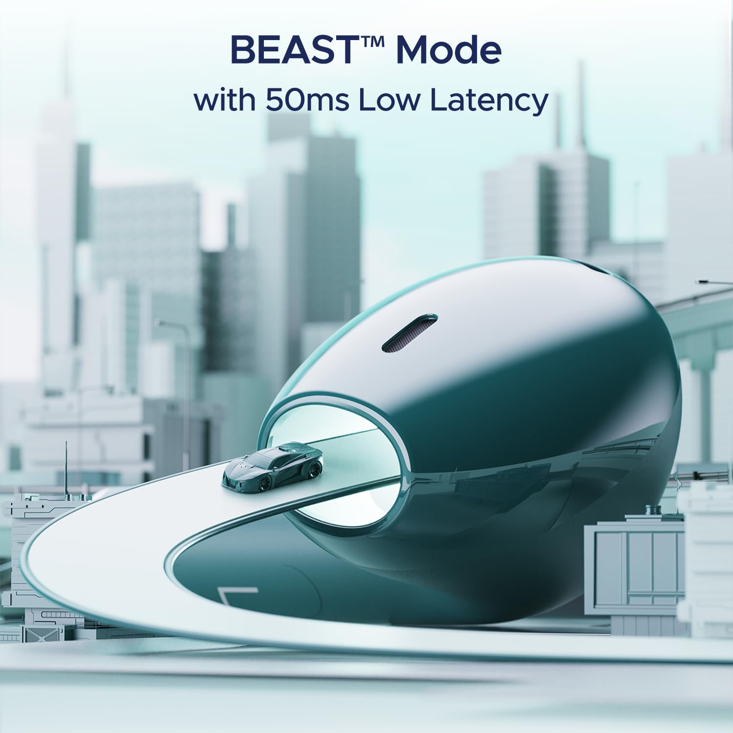 boAt Airdopes Joy, 35Hrs Battery, Fast Charge, IWP Tech, Low Latency, 2Mic ENx, Type-C Port, v5.3 Bluetooth Earbuds, TWS Ear Buds Wireless Earphones with mic(Dark Cyan)