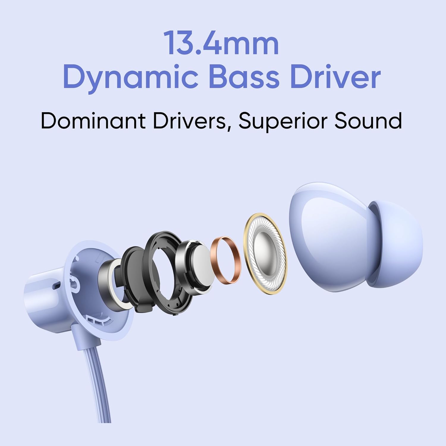 realme Buds Wireless 3 Neo in Ear Bluetooth Neckband with 13.4 Mm Dynamic Bass Boost Driver,Upto 32 Hours Playback,Fast Charge,Ai Enc,45Ms Low Latency,Ip55 Dust&Water Resistannt&Bluetooth V 5.4 Blue