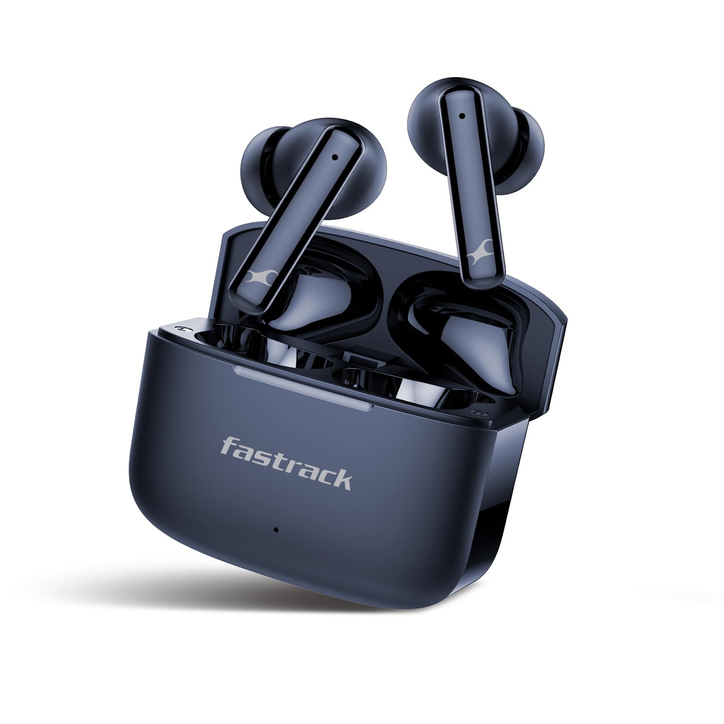 Fastrack Fpods FE100|BT5.4 TWS in Ear Earbuds, 40Hrs Playtime, 13mm Extra Deep Bass Drivers, Dual Mic ENC for Crystal Clear Calls, Low Latency Gaming Mode Upto 60ms - 120 Mins in 10 Mins