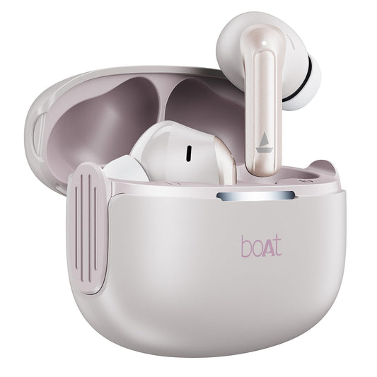 boAt 2025 Launch Airdopes 219, 4Mics ENx Tech, 40 Hrs Battery, Best in Segment for Calling, Free Music Streaming, 13mm Drivers, Bluetooth Earbuds, TWS Ear Buds Wireless Earphones with mic (Ivory Mist)