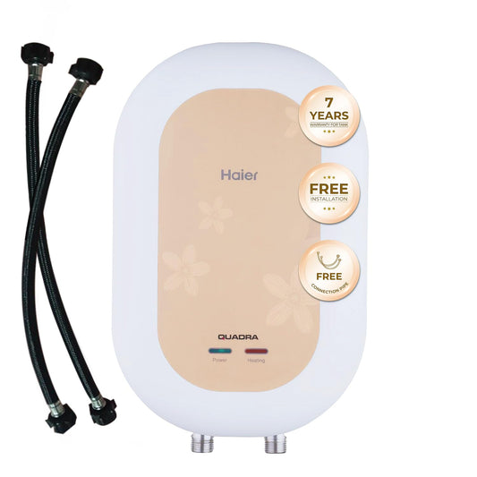 Haier Instant Water Heater 3 Litre Geyser 3000W Powerful Heating| Free Installation| Advanced Multi-Layered Safety|High Rise Compatible