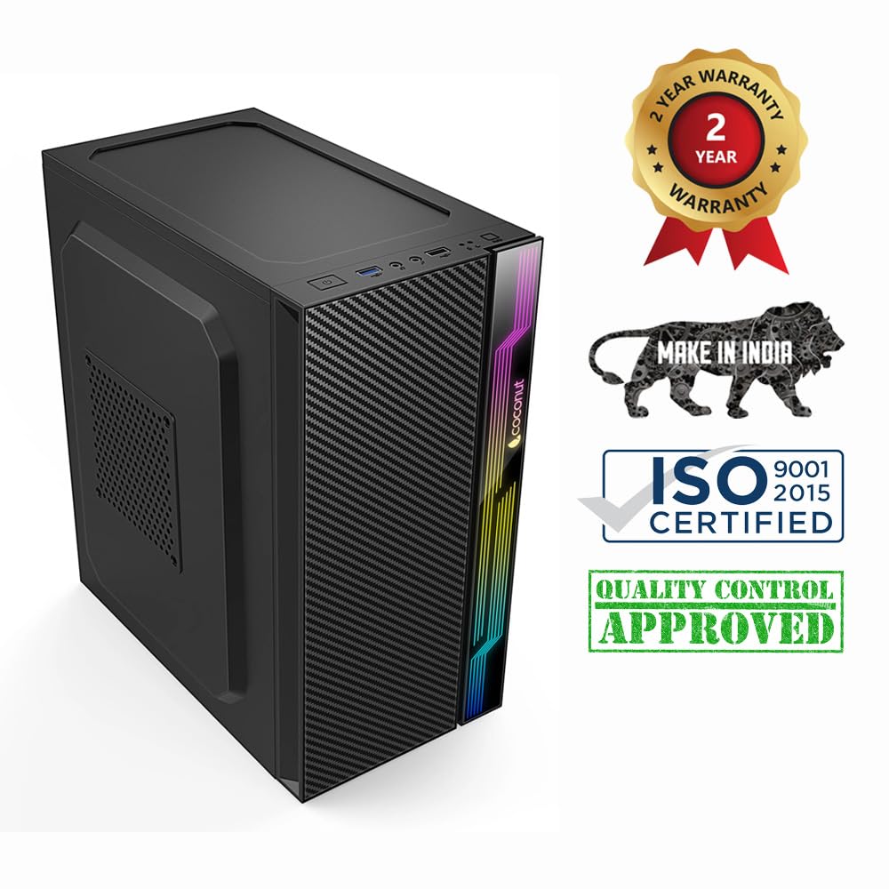 CloudVU Desktop Computer PC,Core i7-4790 || 16GB RAM || 1TB SSD M.2 NVMe || HDMI, VGA, Gigabit LAN,USB 3.0,HD Graphics,Windows11 Pro Licence, MS Office(Office/Workstation PC 1GB SSD NVMe, 16GB RAM)