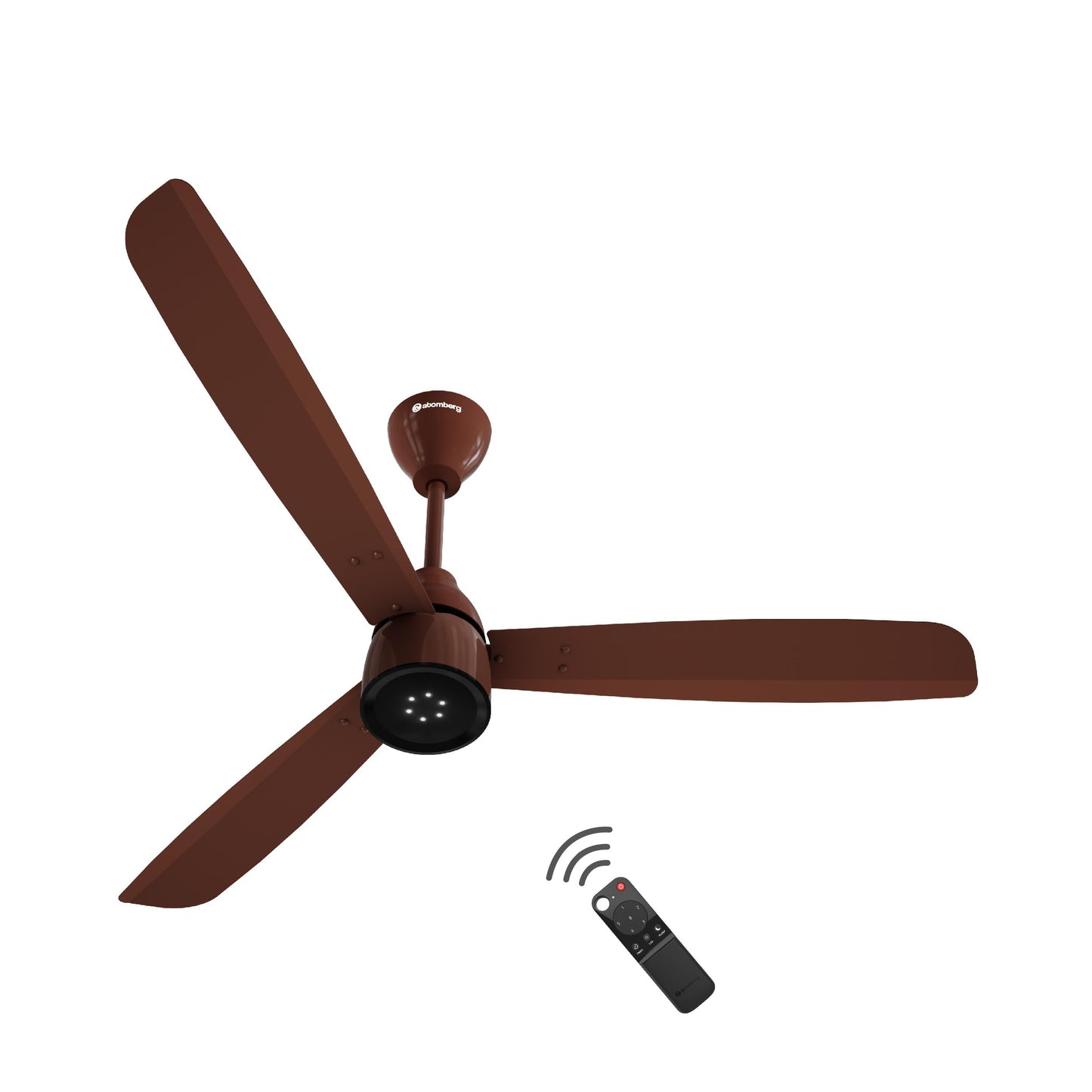 atomberg Renesa Enzel 1200mm BLDC Ceiling Fan with Remote Control | 5 star Rated Energy Efficient Fan | High Air Delivery with LED Indicators| 3 Year Warranty (Honey Maplewood)-Newly Launched in 2025