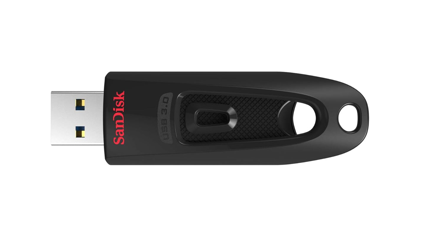 SanDisk Ultra 64GB, USB 3.0, Flash Drive, Upto 130MB/s R, Pendrive, Black, 5Y Warranty (SDCZ48-064G-I35)