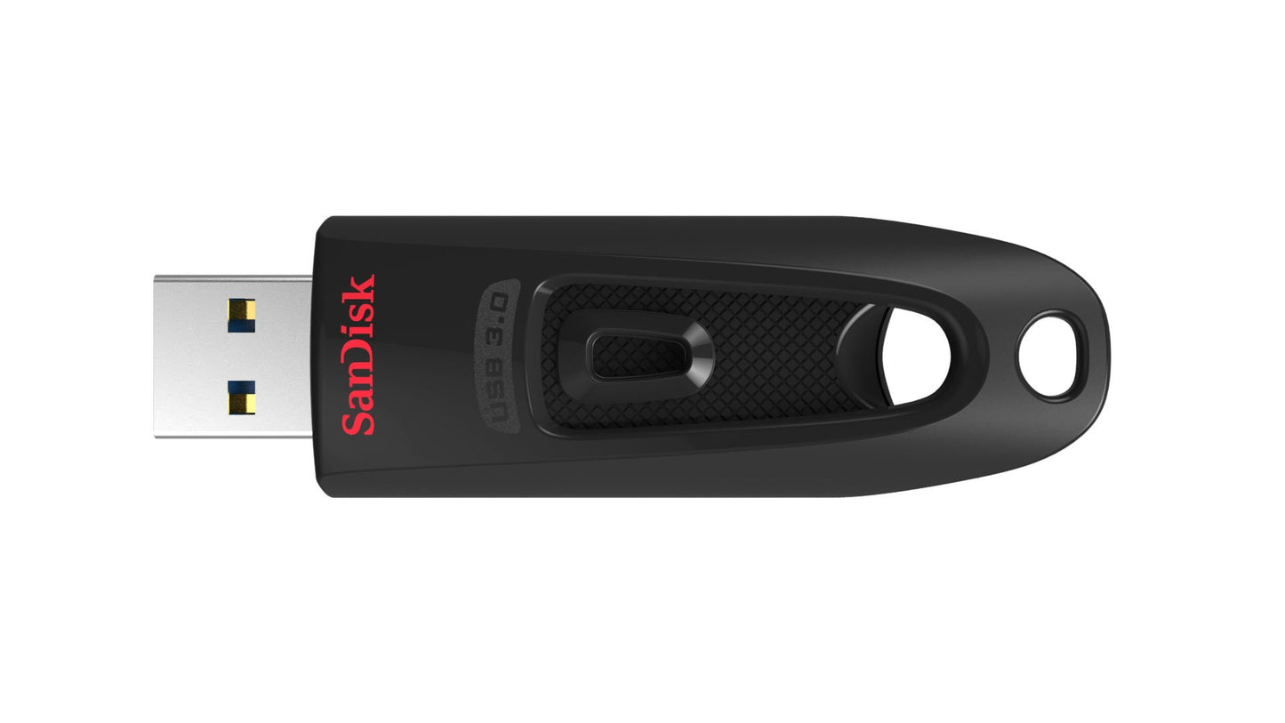 SanDisk Ultra 64GB, USB 3.0, Flash Drive, Upto 130MB/s R, Pendrive, Black, 5Y Warranty (SDCZ48-064G-I35)