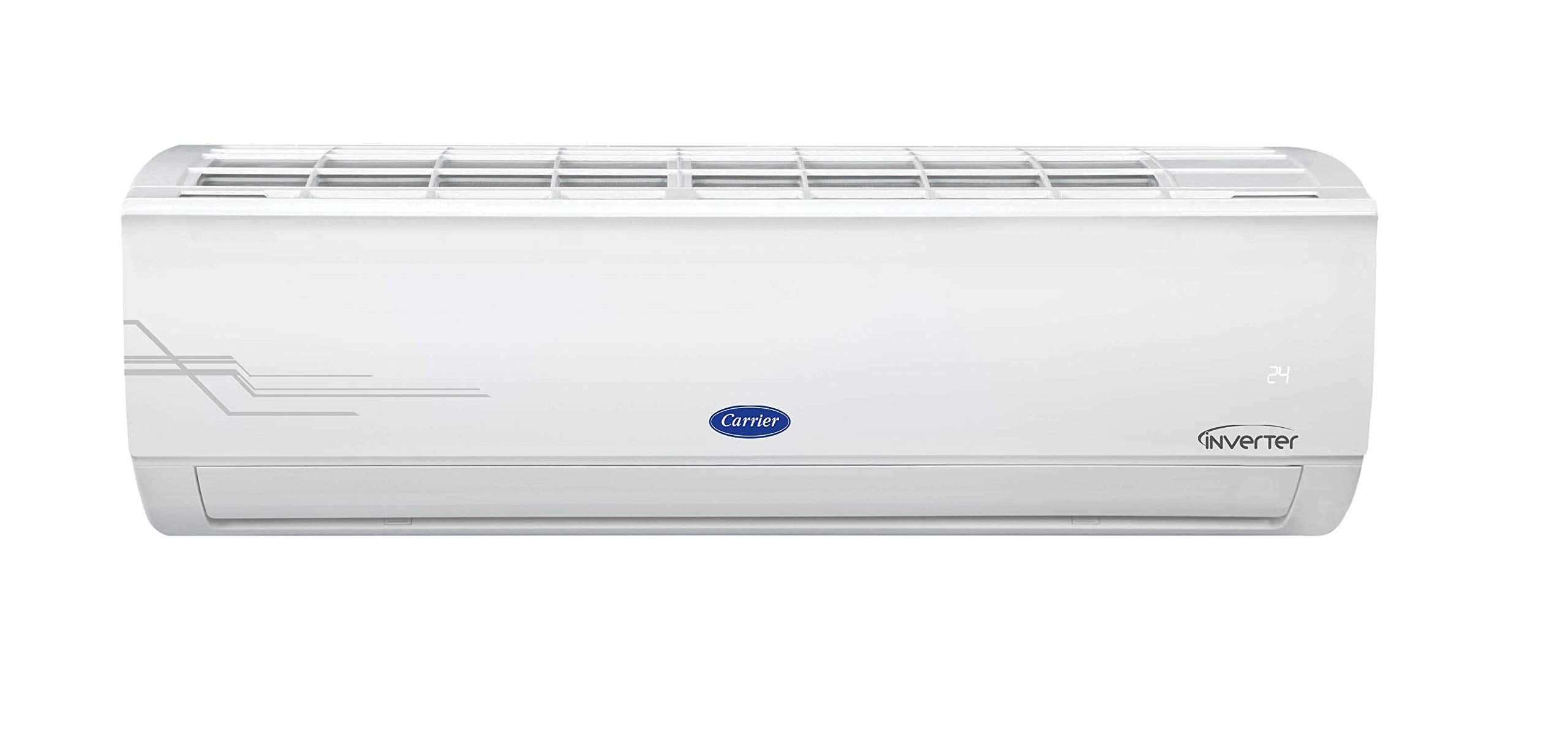 Carrier 1.5 Ton 3 Star Wi-Fi Smart Flexicool Inverter Split AC (Copper, Convertible 6-in-1 Cooling,Smart Energy Display, HD & PM 2.5 Filter, ESTER EDGE FXi (Wi-Fi), CAI18EE3R35W0,White)