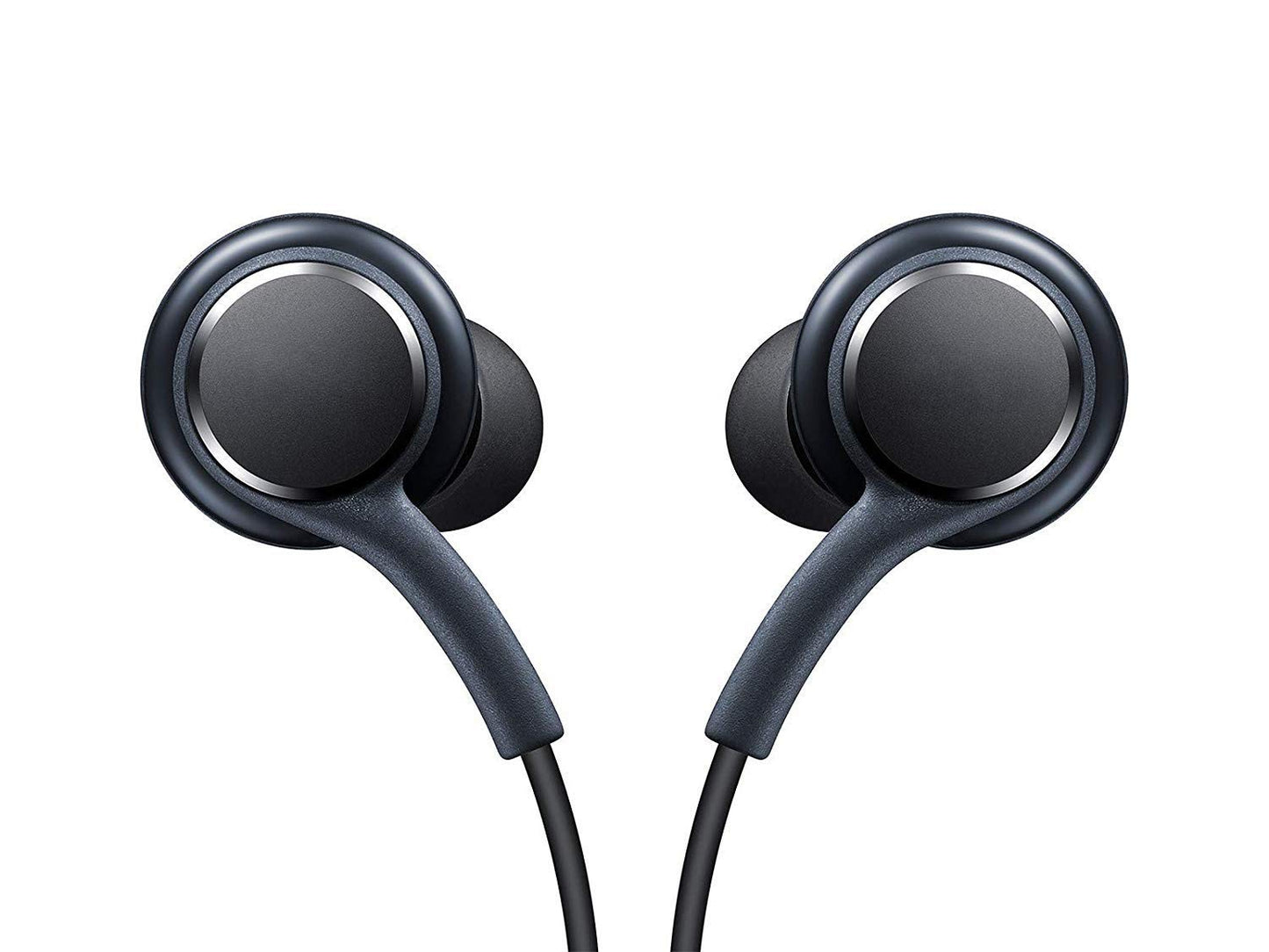 Earphones for Samsung Galaxy A70 / A 70 Earphone Original Like Wired Noise Cancellation In-Ear Headphones Stereo Deep Bass Head Hands-free Headset Earbud With Built in-line Mic, Call Answer/End Button, Music 3.5mm Aux Audio Jack (AK15, Black)