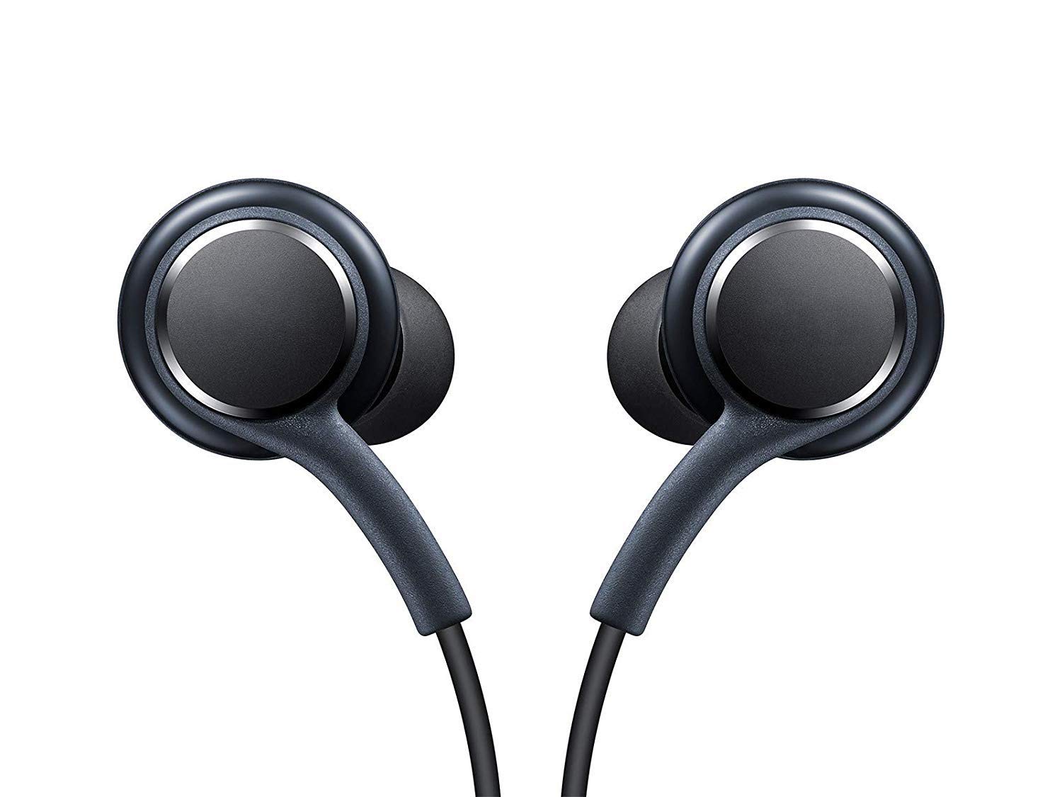 Earphones for Samsung Galaxy A70 / A 70 Earphone Original Like Wired Noise Cancellation In-Ear Headphones Stereo Deep Bass Head Hands-free Headset Earbud With Built in-line Mic, Call Answer/End Button, Music 3.5mm Aux Audio Jack (AK15, Black)