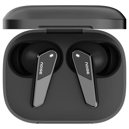 Noise Earbuds N1 Pro Truly Wireless Earbuds with Metallic Finish, ANC(Upto 30Db), 60H of Playtime, Dual Pairing, Instacharge(10 Min=200 Min), BT V5.3(Chrome Black)