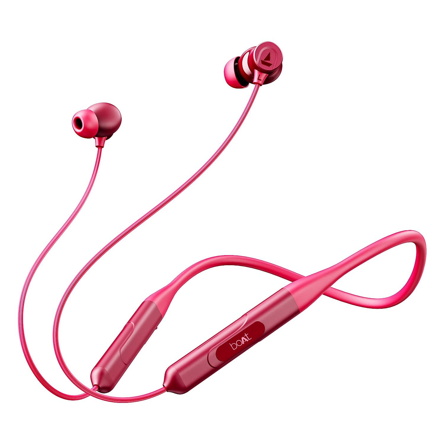 boAt Rockerz 255 Z Plus, AI-Enx Tech, Spatial Audio, 50HRS Battery, Low Latency Mode, Fast Charge, App Support, IPX4 BT V5.3, Bluetooth Neckband, Wireless With Mic In ear Phones (Active/Classic Black)