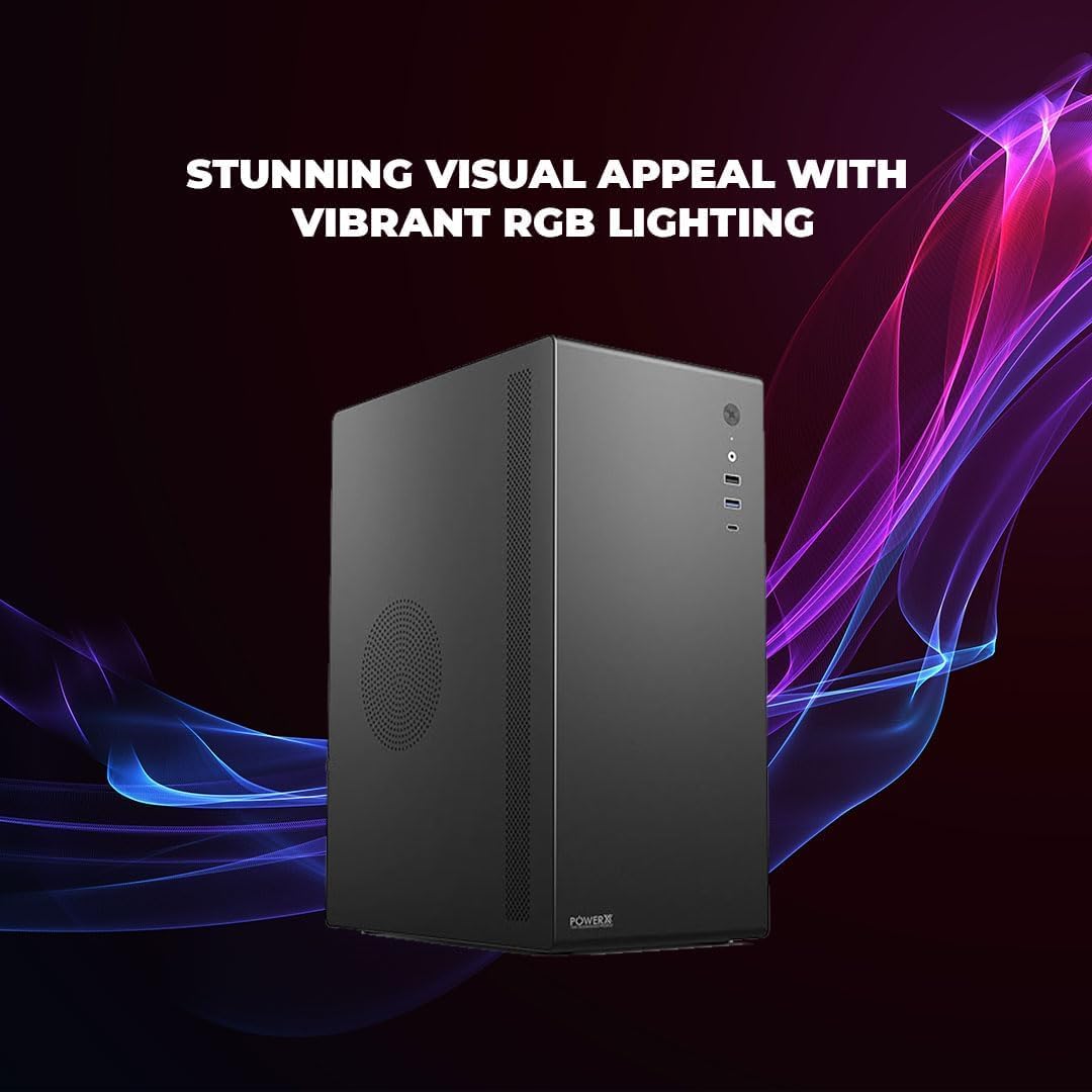 Assembled Core i5 Desktop PC (16GB RAM, 512GB SSD, Windows 11 Home, 18.5-inch Display, MS Office, Black, Ready-to-Use System)