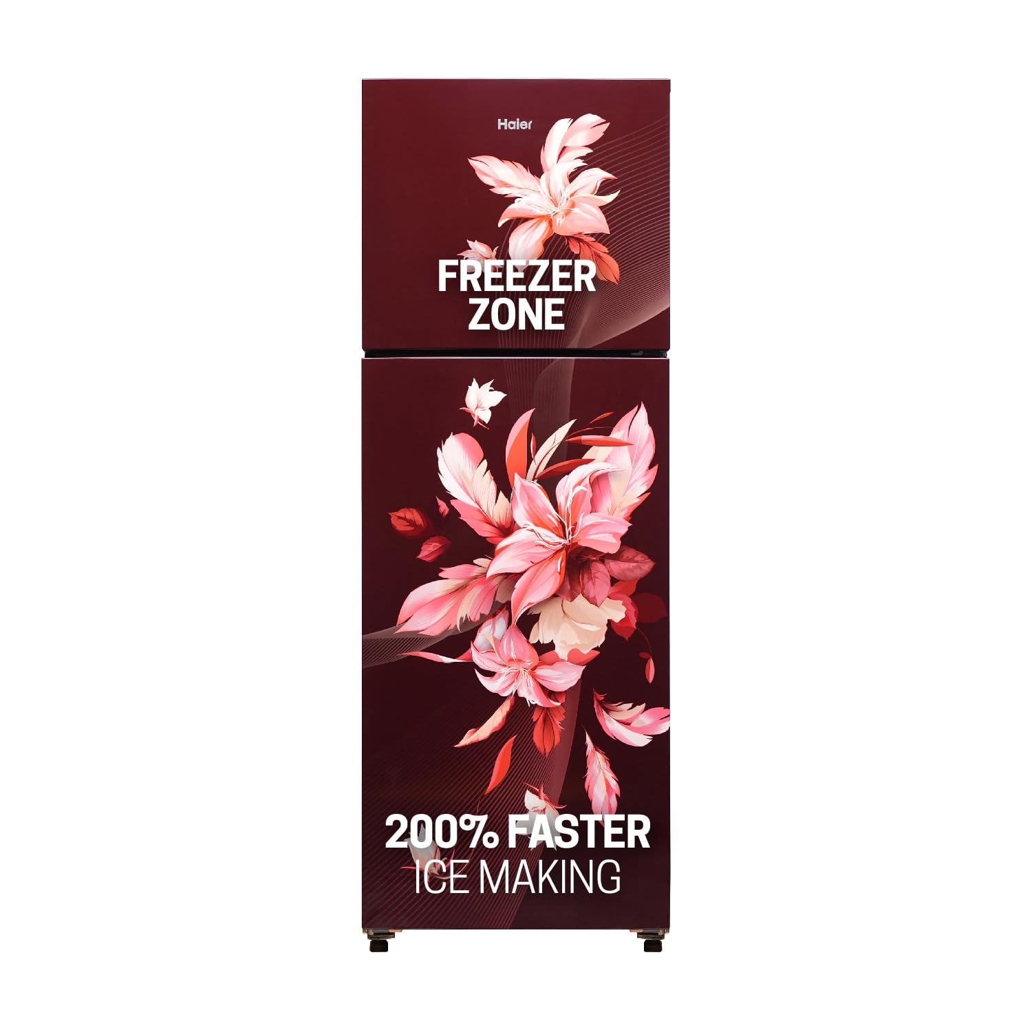 Haier 328 L, 3 Star, Convertible 10-in-1, Triple Inverter & Dual Fan Motor Technology, Frost Free Double Door Refrigerator (HEF-333GB-P, GE Black)