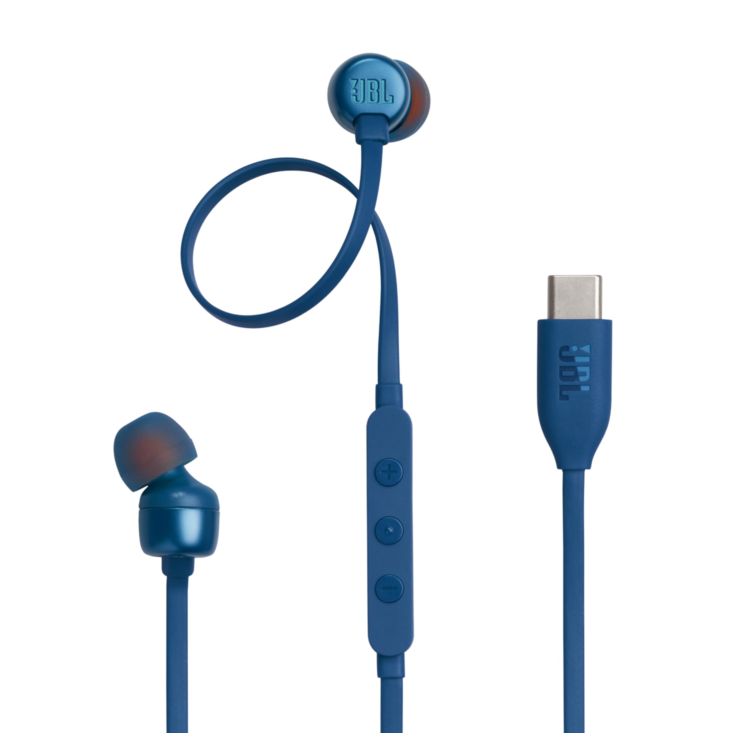 JBL C200SI, Premium in Ear Wired Earphones with Mic, Signature Sound, One Button Multi-Function Remote, Premium Metallic Finish, Angled Earbuds for Comfort fit (Gun Metal)