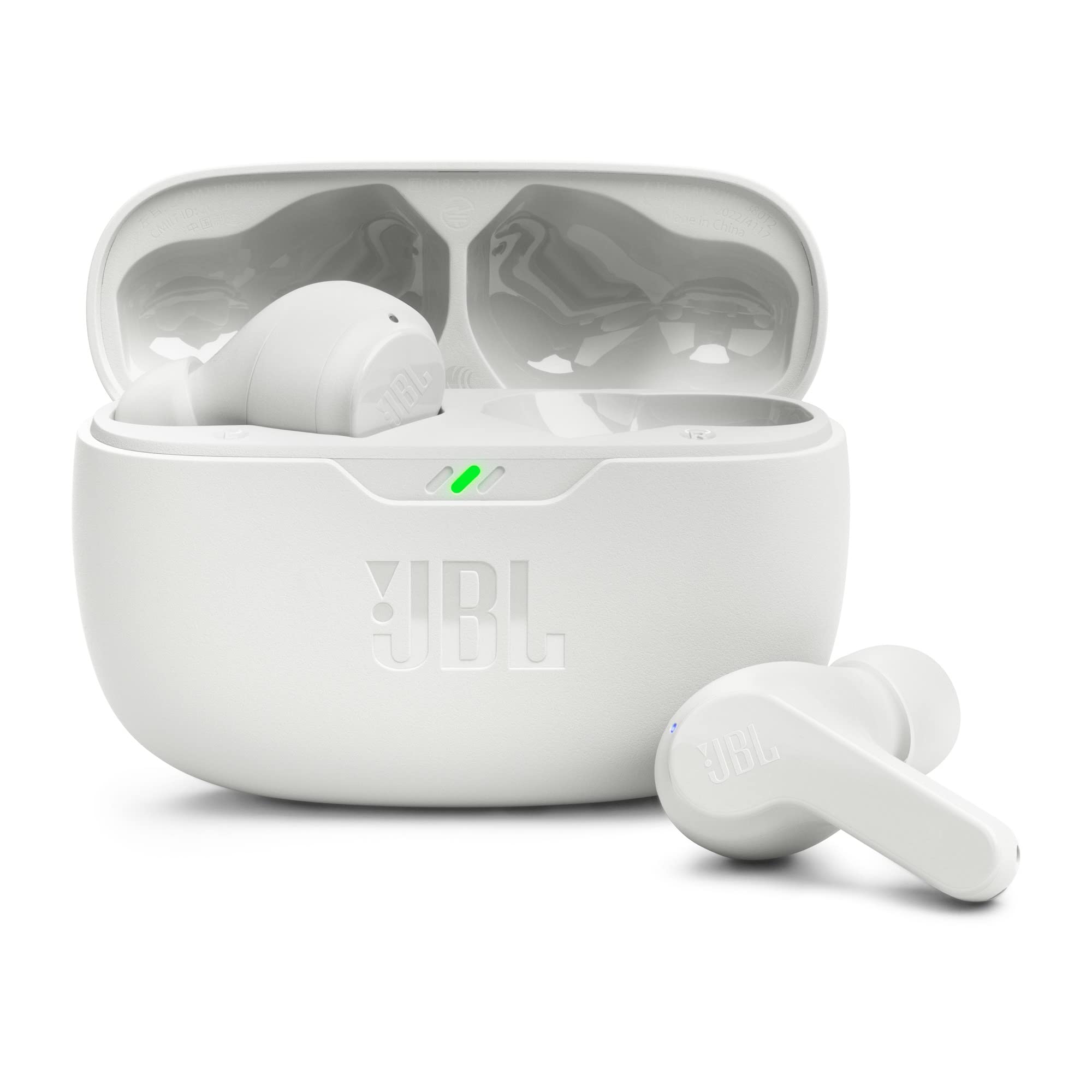 JBL Vibe Beam in-Ear Wireless Earbuds (TWS) with Mic,App for Customized Extra Bass Eq,32 Hours Battery&Quick Charge,Ip54 Water&Dust Resistance,Ambient Aware&Talk-Thru,Google Fastpair (Black)