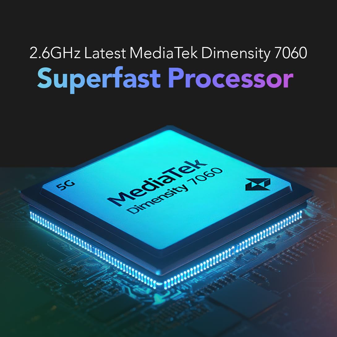 Lava Blaze AMOLED 2 5G (Feather White, 6 GB RAM, 128 GB Storage) | 6.67" FHD+ AMOLED Display | MTK D7060 Processor | 50 MP Front Camera | LPDDR5 UFS 3.1 ROM | 5000 mAh | 33W Fast Charging