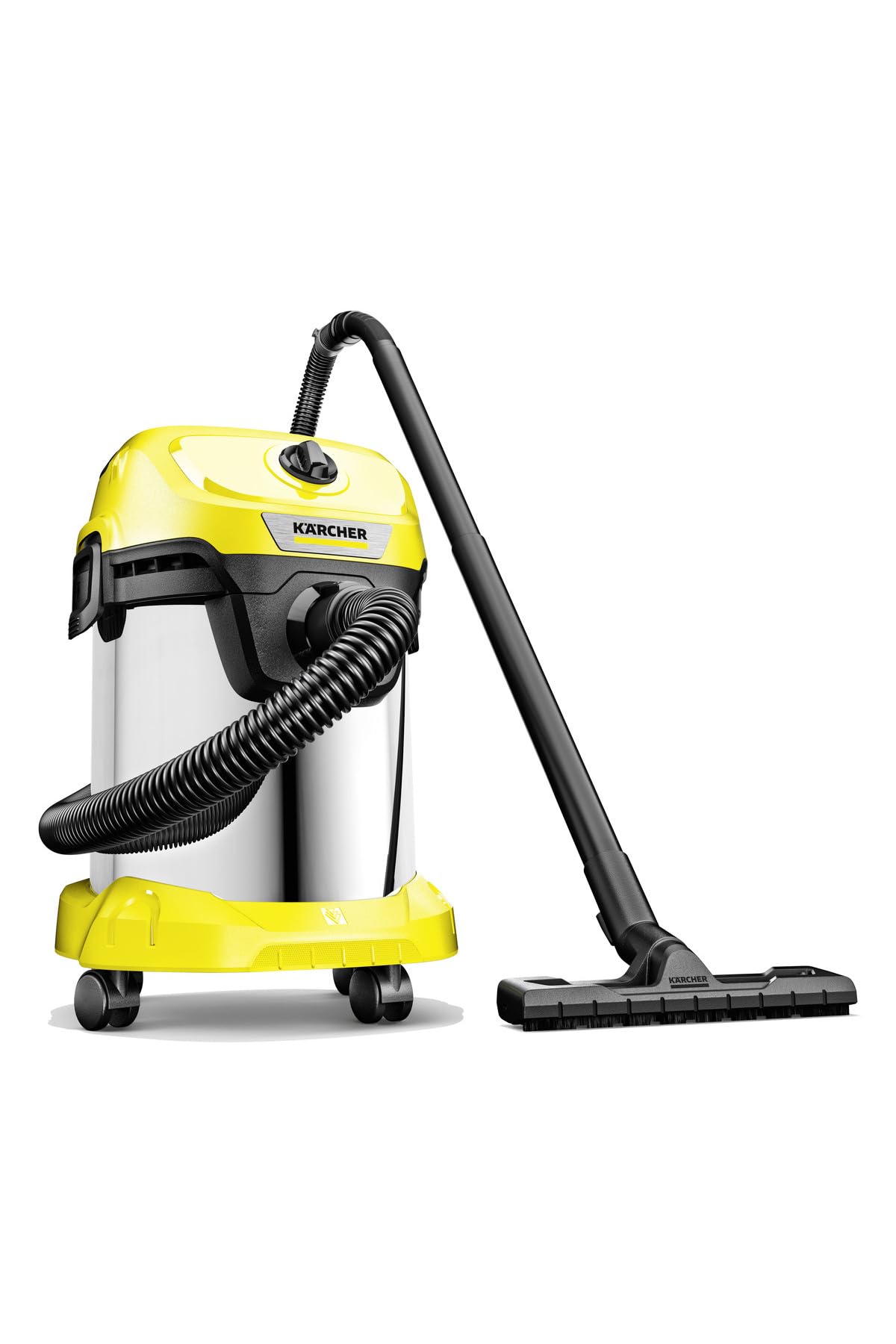 KARCHER Wd 3 V Wet & Dry Vacuum Cleaner, 23 kPa Suction Power, 17L Tank, 1000W Blower Function, Cartridge Filter & Fleece Filter Bag, for Home, Car & Furniture Cleaning, German Tech