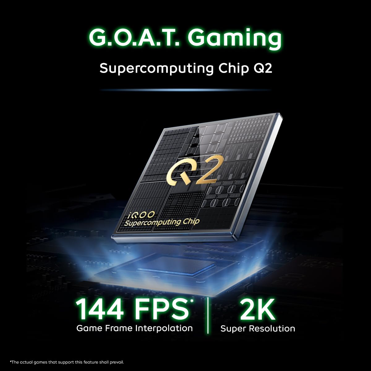 iQOO 13 5G (Ace Green, 16GB RAM, 512GB Storage) | Snapdragon 8 Elite Mobile Platform | World's First Q10 2K 144Hz Ultra EyeCare Display | Supercomputing chip Q2