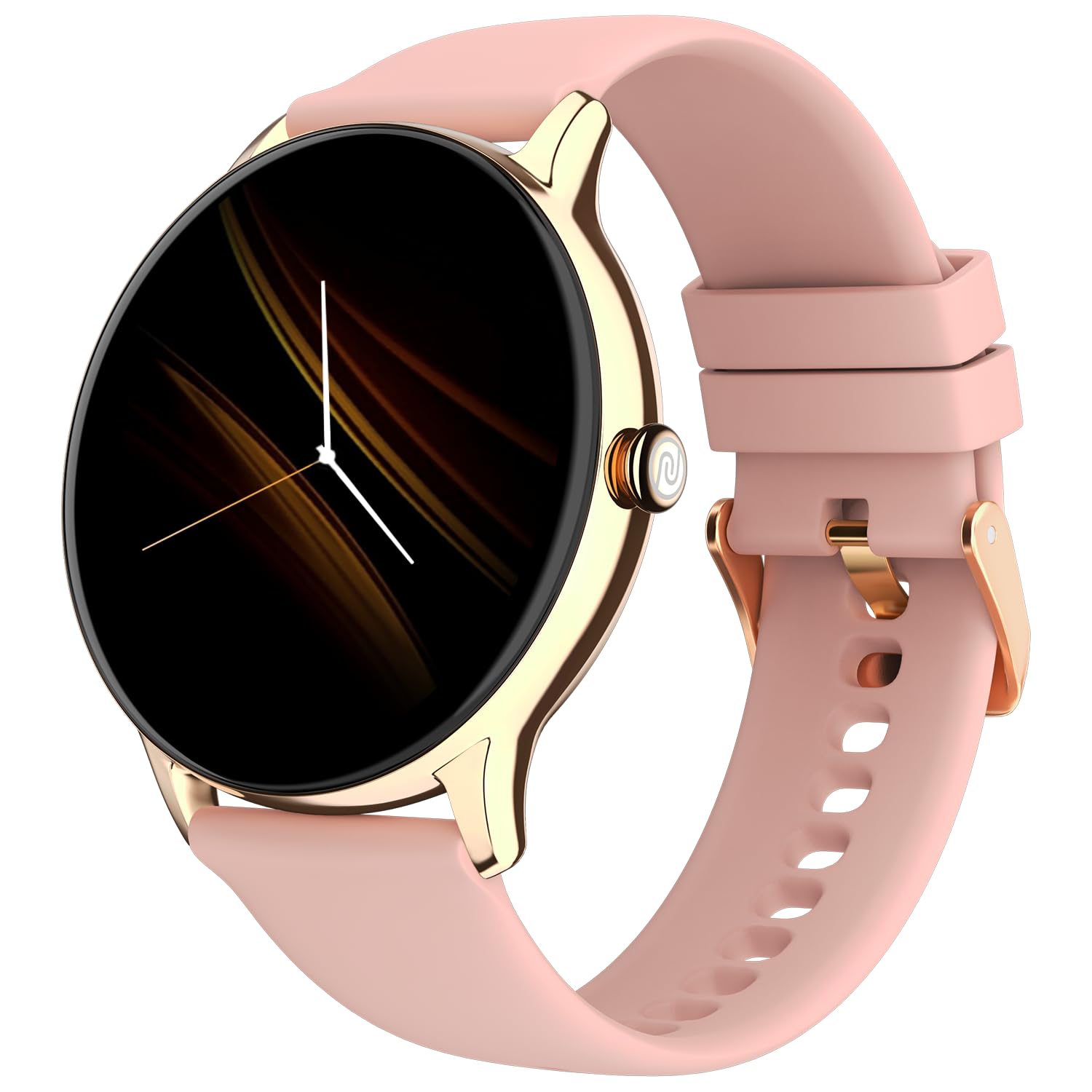 Noise Twist Go Round dial Smartwatch with BT Calling, 1.39" Display, Metal Build, 100+ Watch Faces, IP68, Sleep Tracking, 100+ Sports Modes, 24/7 Heart Rate Monitoring (Gold Link)