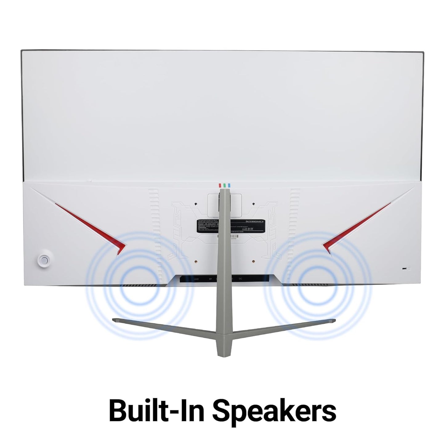 ZEBRONICS AC32FHD LED Curved 75Hz 80Cm (32") (81.28 Cm) 1920x1080 Pixels FHD Resolution Monitor with HDMI + VGA Dual Input, Built-in Speaker, Max 250 Nits Brightness, Black