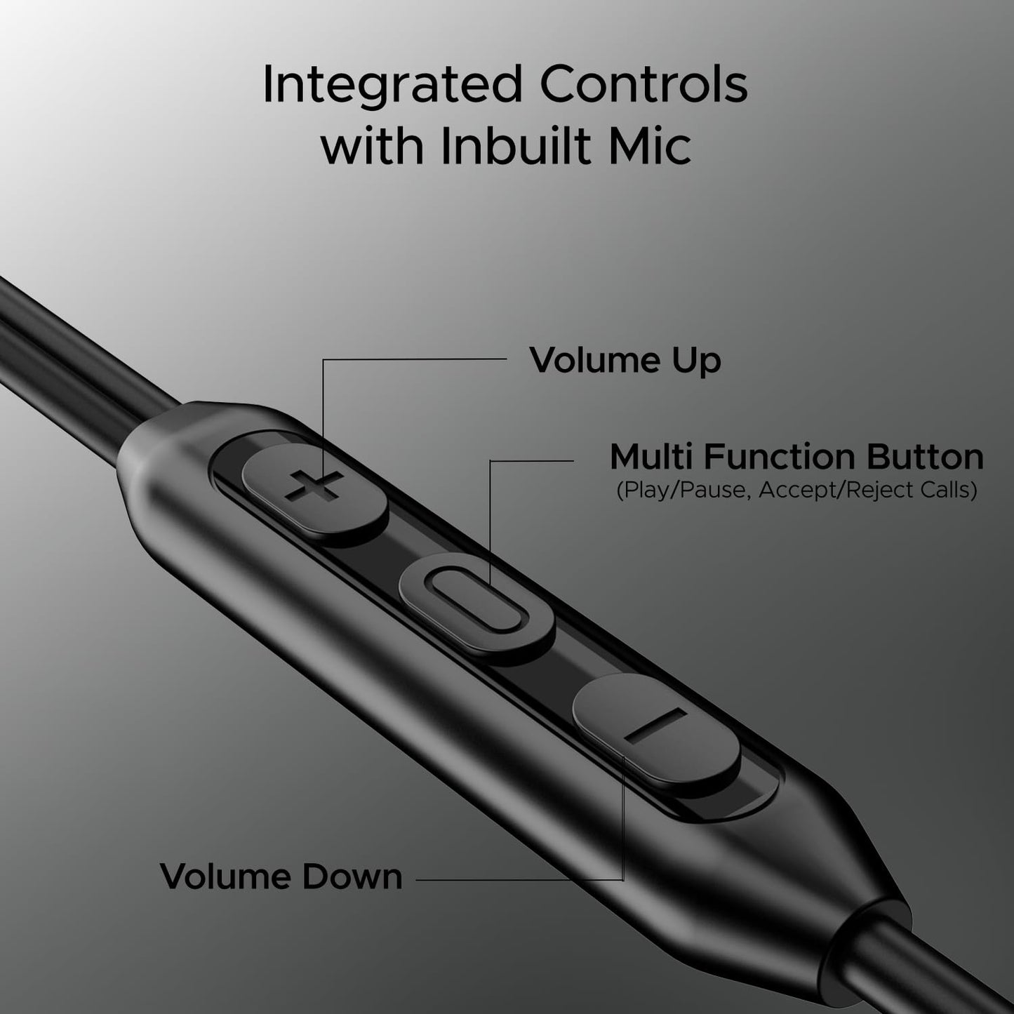 boAt Bassheads 100 C Wired Headphones Earphones with Type-C Jack, in-Line Microphone, in Ear, 10Mm Drivers, Signature Sound, Integrated Controls & Multi-Os Compatibility (Black)