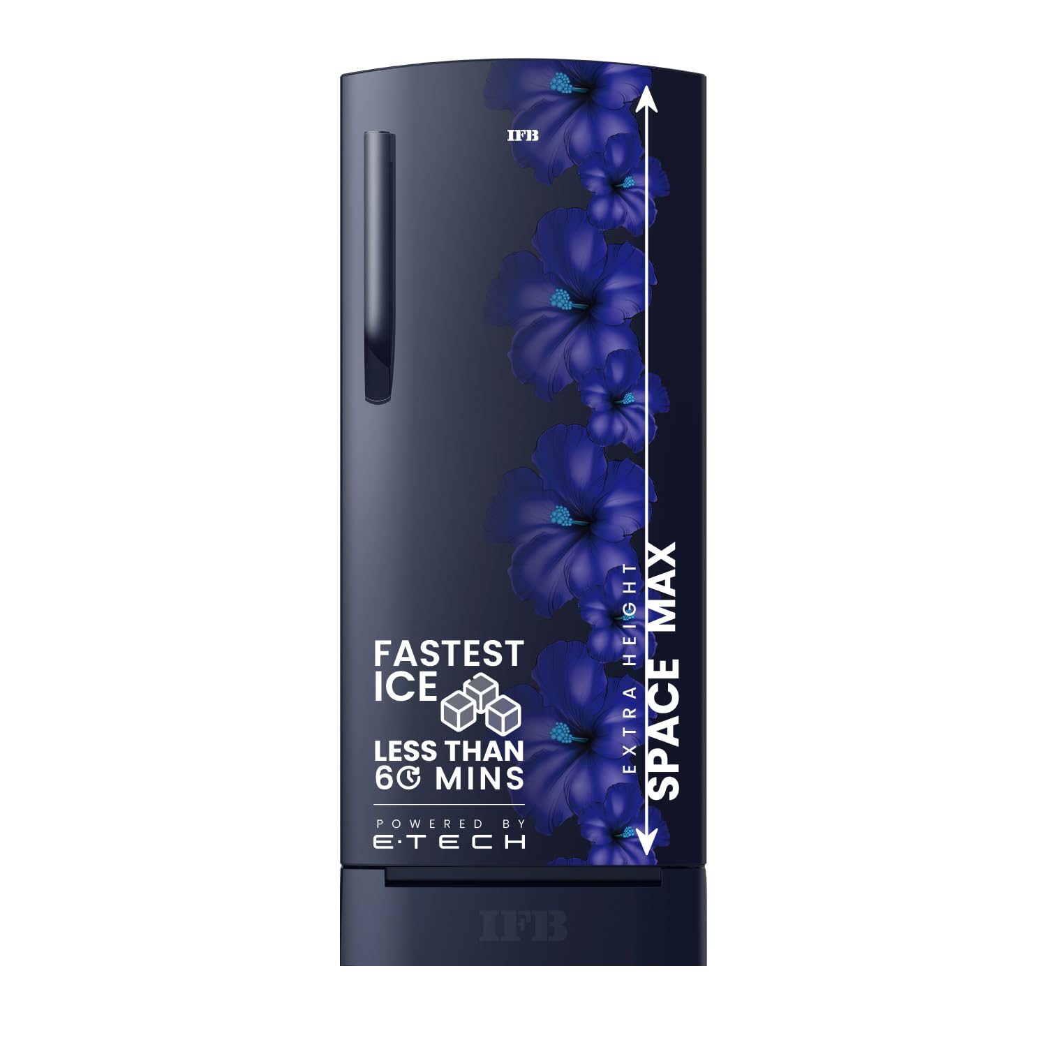 IFB 187L 2 Star Direct-Cool Single Door Refrigerator (IFBDC-2132NCSE, Blue) Extraordinary Storage with Humidity Controller