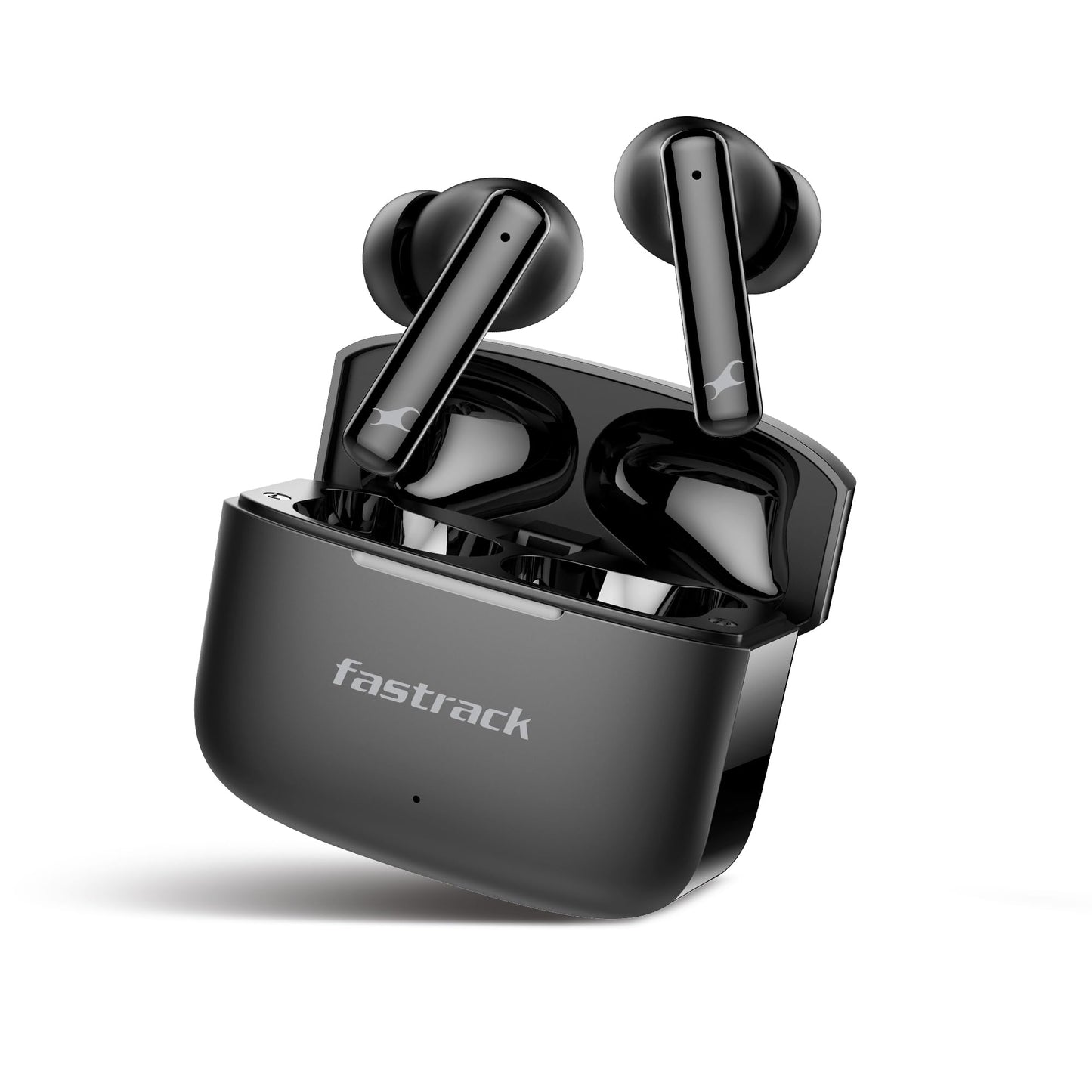 Fastrack Fpods FE100|BT5.4 TWS in Ear Earbuds, 40Hrs Playtime, 13mm Extra Deep Bass Drivers, Dual Mic ENC for Crystal Clear Calls, Low Latency Gaming Mode Upto 60ms - 120 Mins in 10 Mins