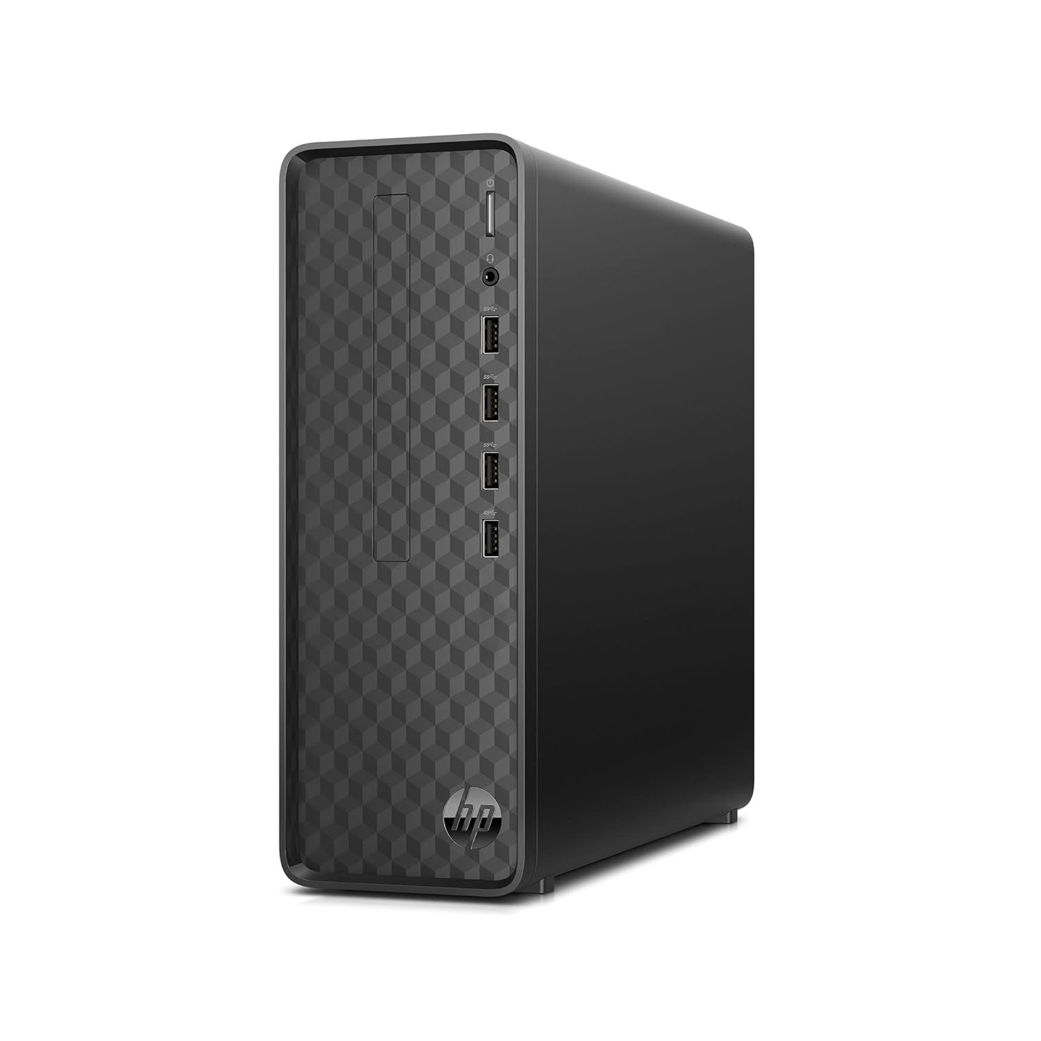 HP Slim Tower 12th Gen Intel Core i3-Processor:Intel Core i3-12100 (16GB RAM/512GB SSD/Black Wired Keyboard & Mouse/Intel UHD Graphics 730/Windows 11/MS Office 21/Dark Black), S01-pF2001in