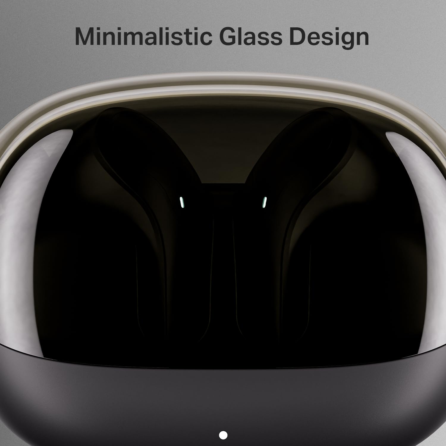 boAt Airdopes Plus 311 (2025 Launch), Glass Design, Dual Mics ENx, Fast Charge, 50 Hrs Battery, Low Latency, IPX4, Bluetooth Earbuds, TWS Ear Buds Wireless Earphones with mic (Charcoal Black)