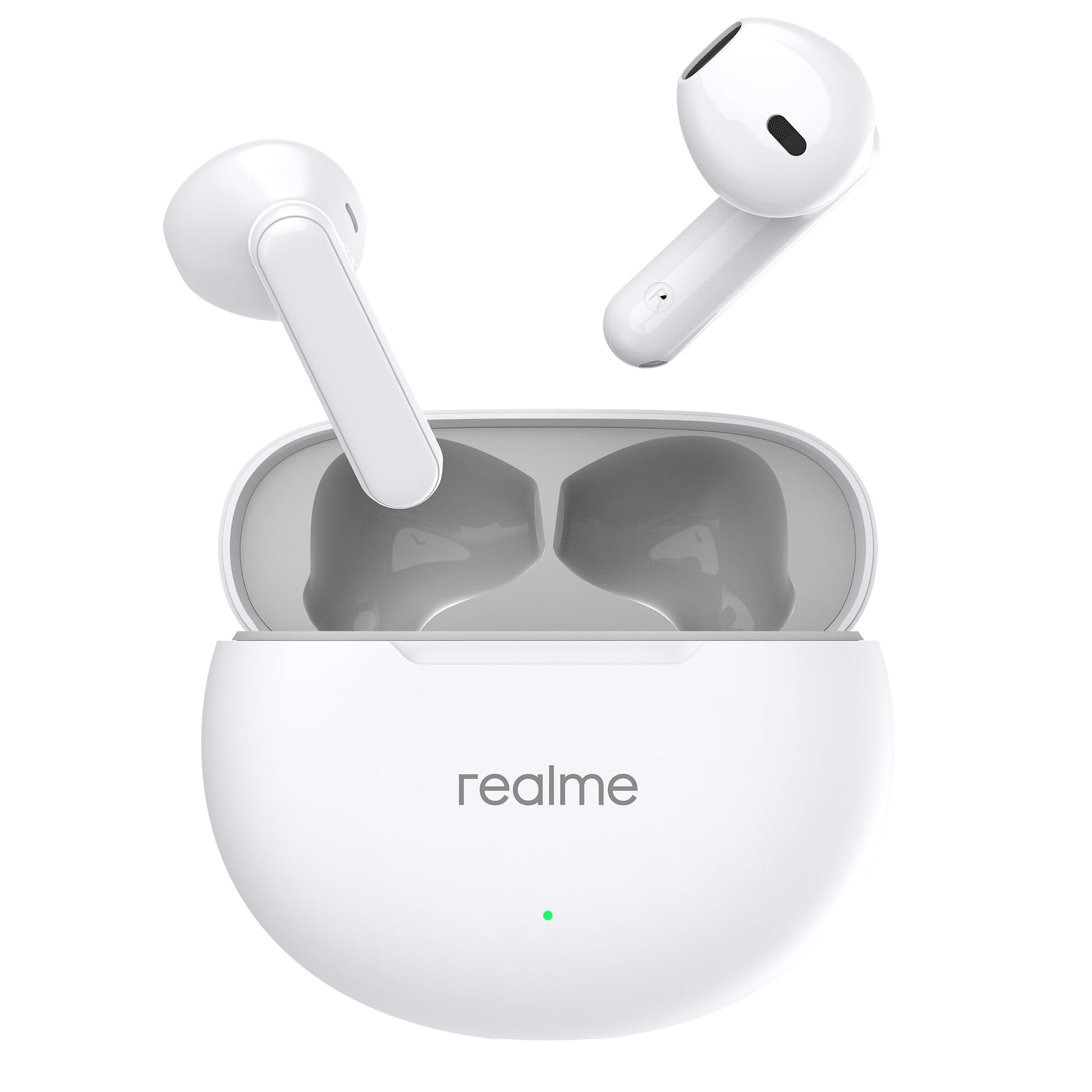 realme Buds T01 Truly Wireless in Ear Earbuds with AI ENC for Calls, 13mm Dynamic Driver, Upto 28Hrs Battery,88mm Latency,Bluetooth V5.4 & Google Fast Pair (Black)