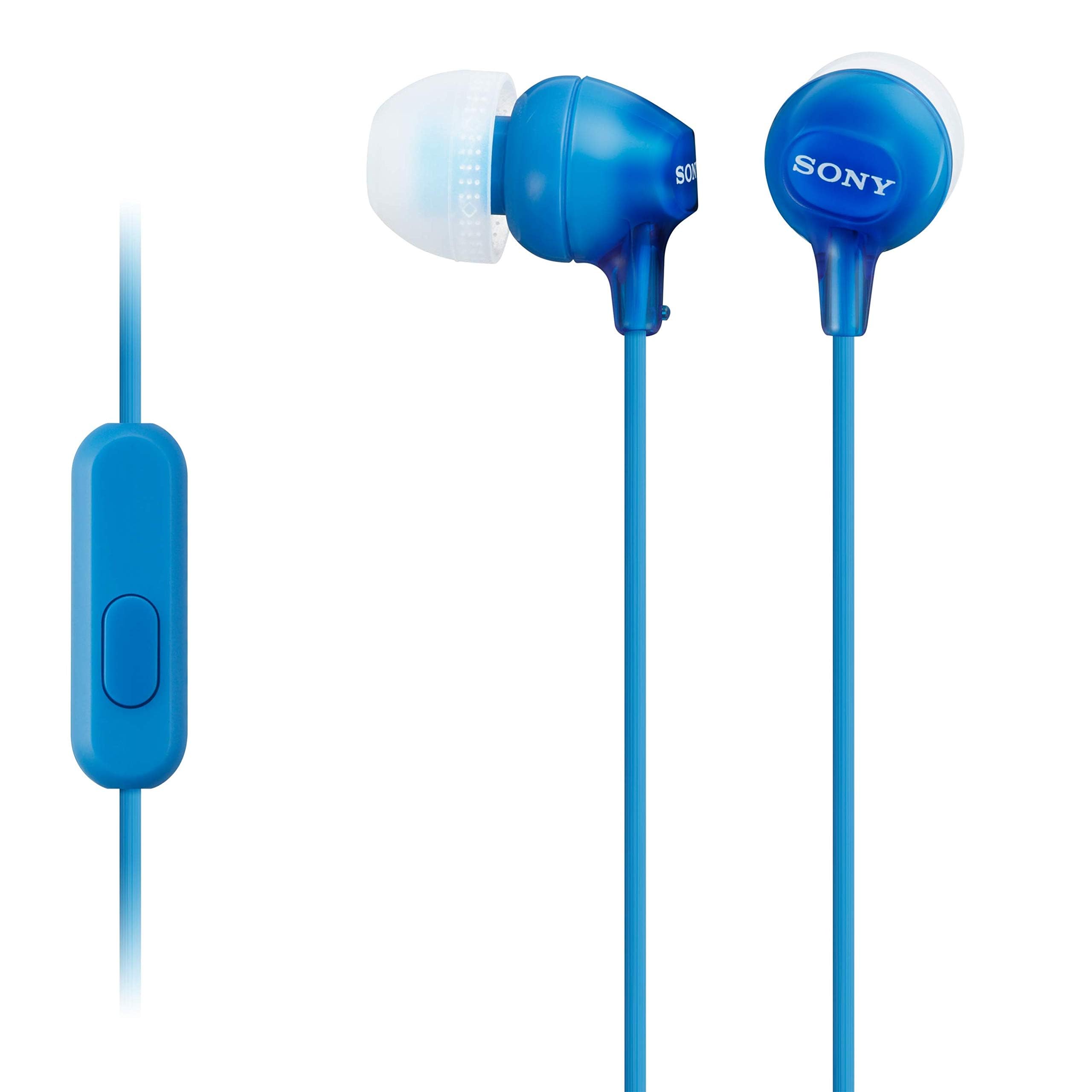 Sony MDR-EX15AP EX Stereo Headphones with Mic (Black)