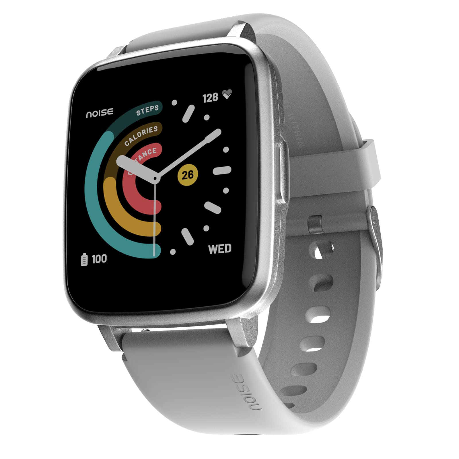 Noise Pulse 4 Max Smart Watch with AI Create (India's 1st Ever with Unlimited Watch Faces), AI Search, 1.96" AMOLED Display, Functional Crown, Premium Metallic Finish, Health Suite (Jet Black)