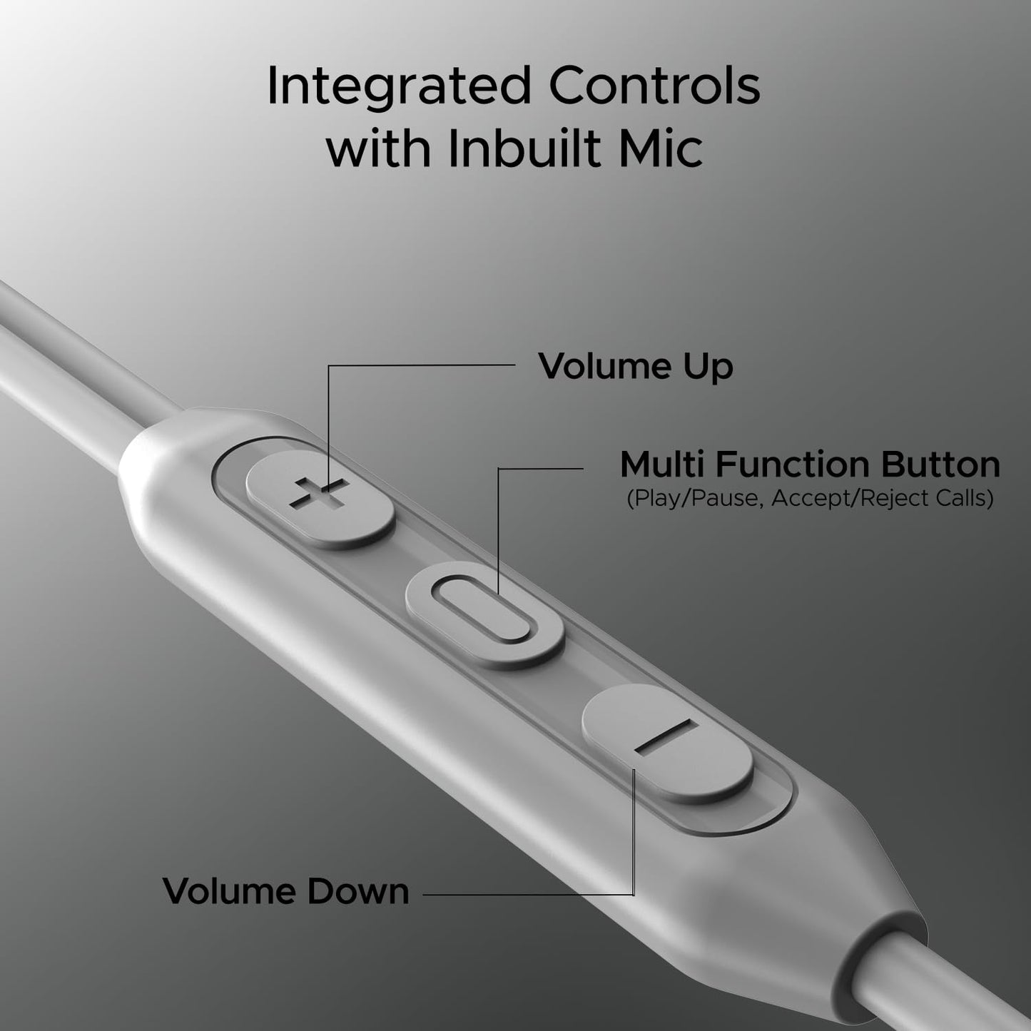 boAt Newly Launched Bassheads 100 C Wired in Ear Earphones with Type-C Jack, in-Line Microphone, 10Mm Drivers, Signature Sound, Integrated Controls & Multi-OS Compatibility(Grey)