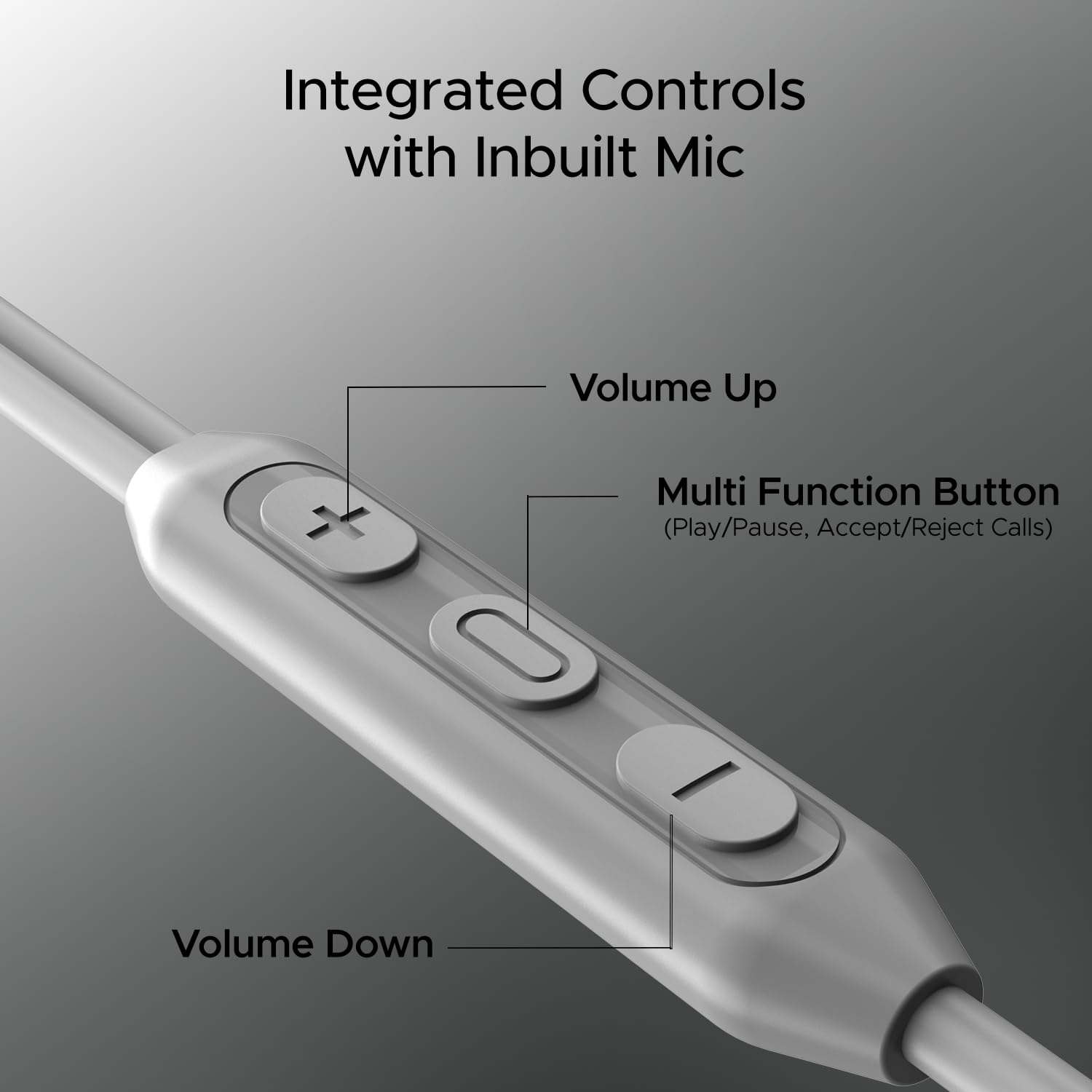 boAt Newly Launched Bassheads 100 C Wired in Ear Earphones with Type-C Jack, in-Line Microphone, 10Mm Drivers, Signature Sound, Integrated Controls & Multi-OS Compatibility(Grey)