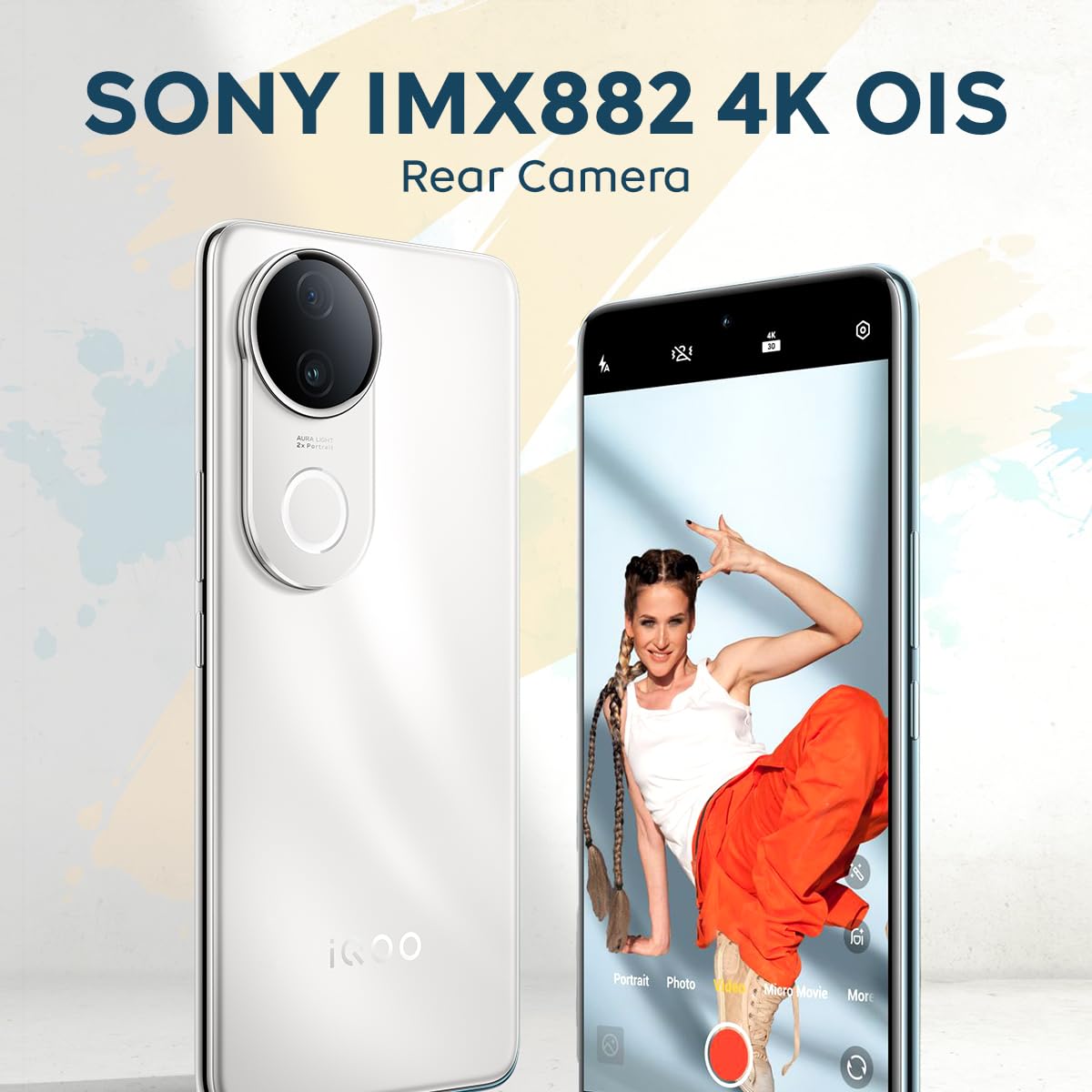 iQOO Z10R 5G (Moonstone, 12GB RAM, 256GB Storage) | 32MP 4K Selfie Camera | Quad-Curved AMOLED Display | Dimensity 7400 Processor with 750K+ AnTuTu