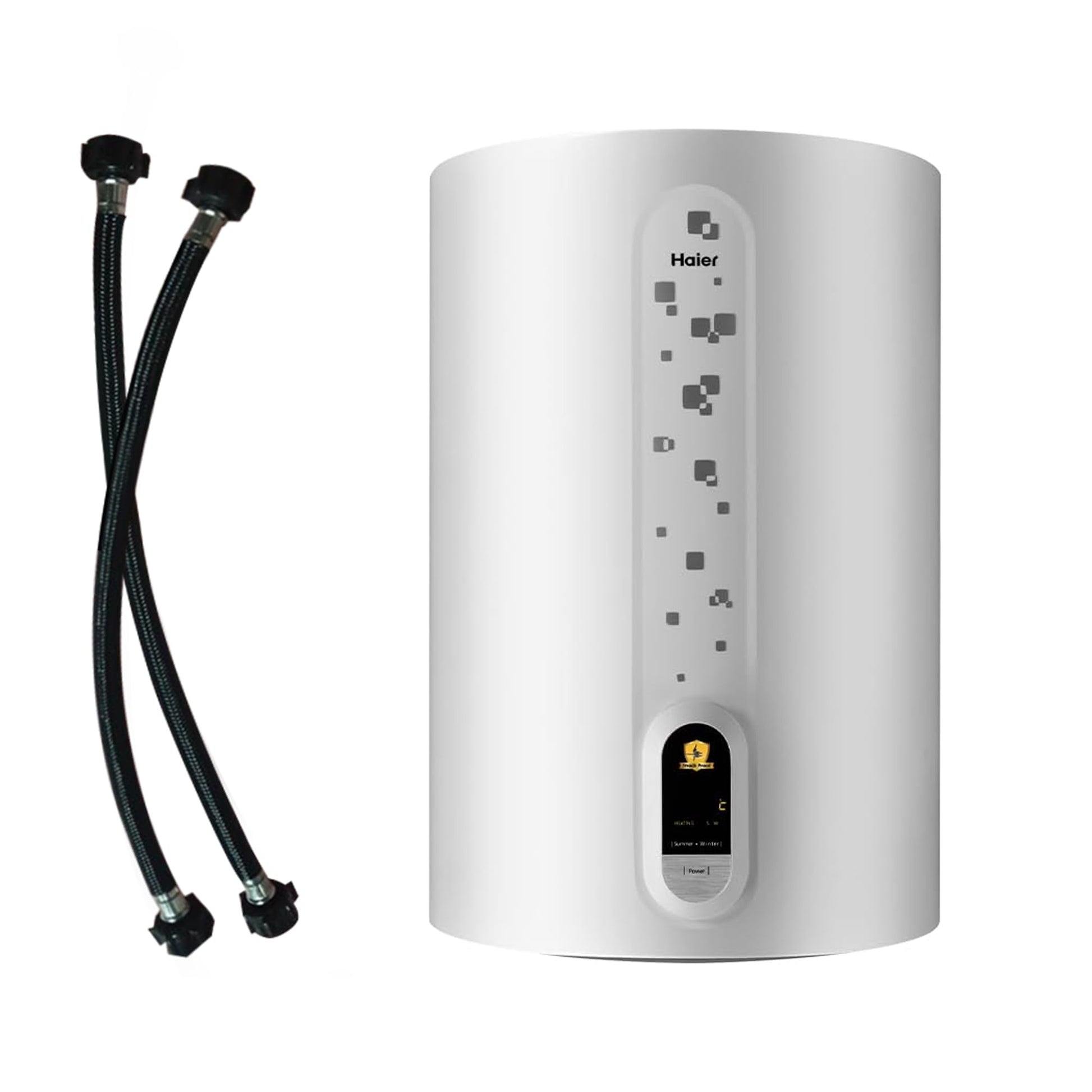 Haier ED Water Geyser 15ltr 5 Star Digital Display 2000W Electric Storage Geyser Installation & Connection Pipes Wroth INR 700| Warranty 7 Yr on Tank| Advanced PP Body| Shock Proof| 11-Level Safety