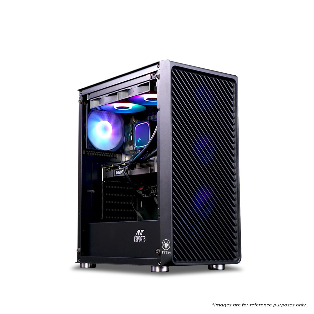 Ant PC Gaming Pc Argentine RZ9600X Ryzen 5 9600X|B650 Chipset WiFi+Bluetooth|32GB DDR5 RAM 5200Mhz| RTX 5060Ti 8GB|1TB Nvme M.2 SSD Gen4|240MM AIO|Mid Tower RGB Cabinet|Windows 11 Home Trial