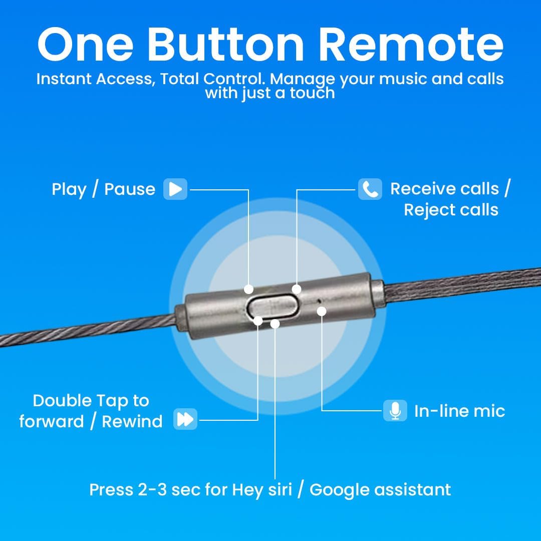 Branded Metal Type C Stereo Headphones with HD Sound Mic, in-Ear Design Super Extra Bass and Durable Brided Wired C Type Earphones, Compatible with iPhone, Android Smartphones, Tablets, (Metal Gray)