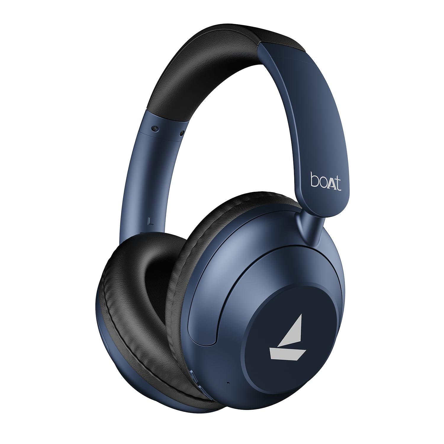 boAt New Launch Rockerz 650 Pro, Touch/Swipe Controls, Dolby Audio, 80Hrs Battery, 2Mics ENx, Fast Charge, App Support, Dual Pair, Bluetooth Over Ear Headphones with Mic (Iris Black)