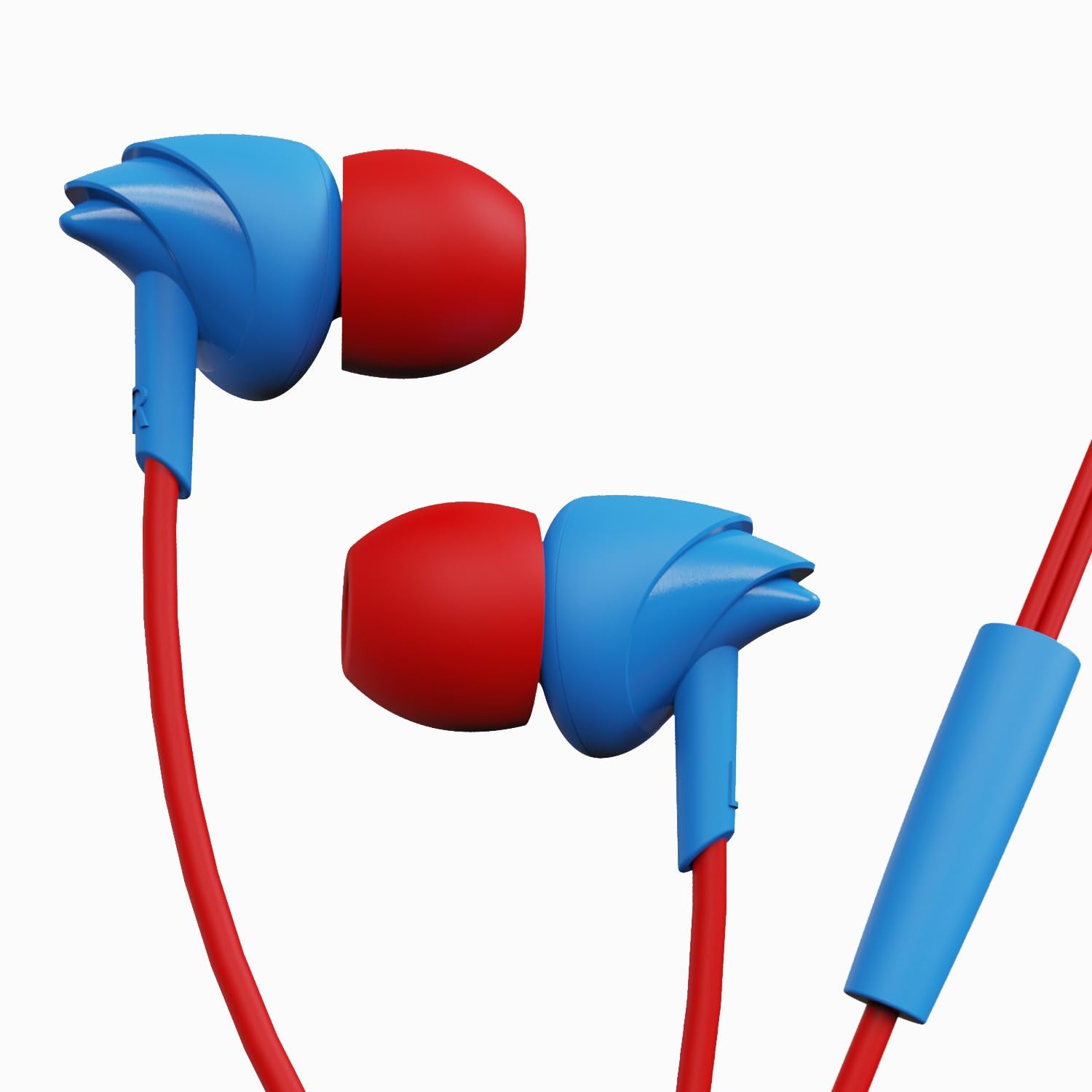 boAt Bassheads 100 in Ear Wired Headphones with Mic (White)