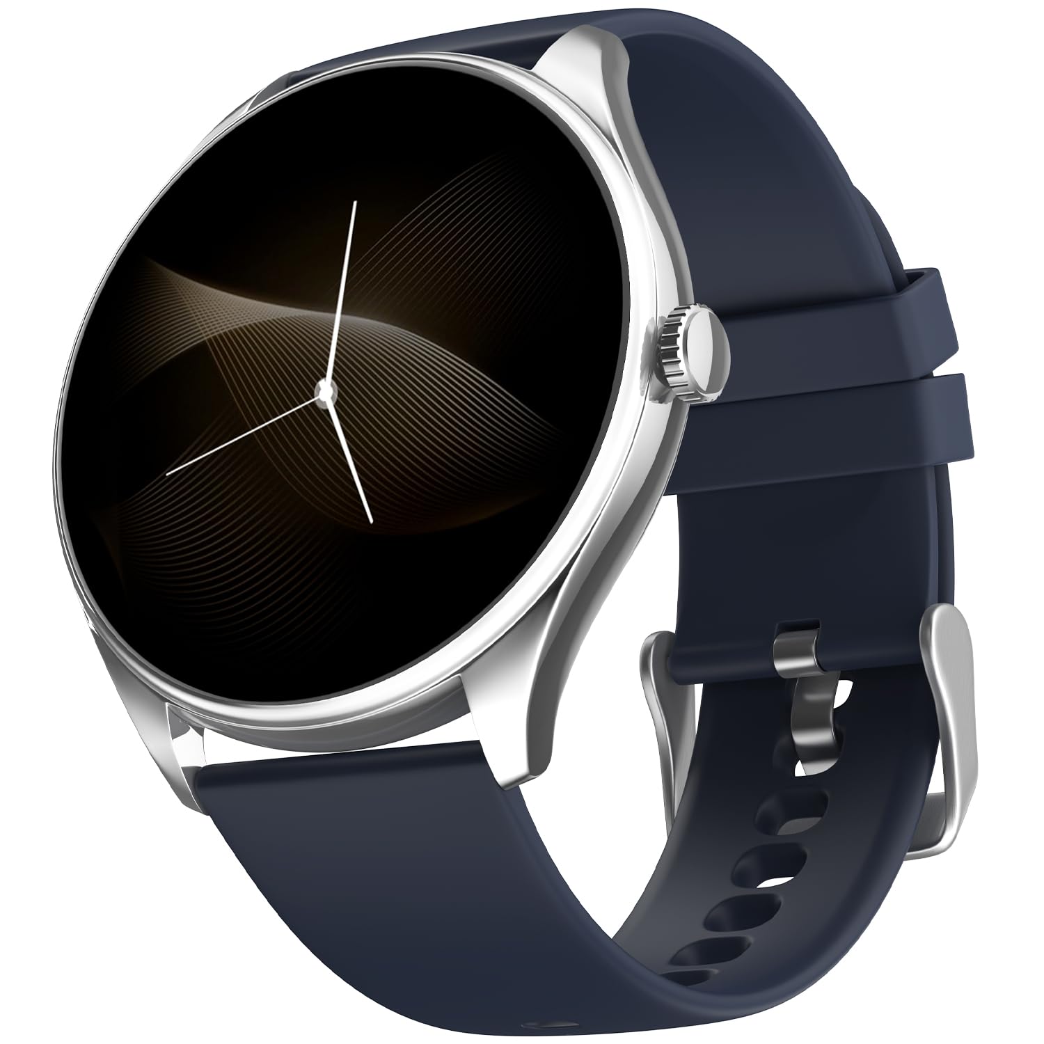 Noise Twist Round dial Smart Watch with Bluetooth Calling, 1.38" TFT Display, up-to 7 Days Battery, 100+ Watch Faces, IP68, Heart Rate Monitor, Sleep Tracking (Jet Black)