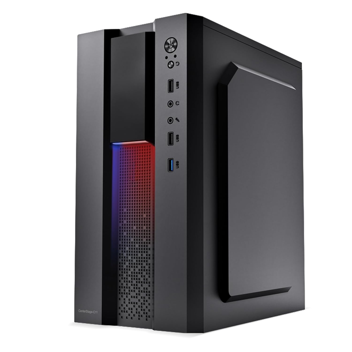 Pratyush KK5 Tower Desktop Computer PC - Core i5-4570 Processor CPU (3.2GHz) | 16GB DDR3 RAM | 512GB M.2 SSD | WiFi | HDMI/VGA | RGB Lighting | HD Graphics | Pre-Installed Win11 OS and Softwares